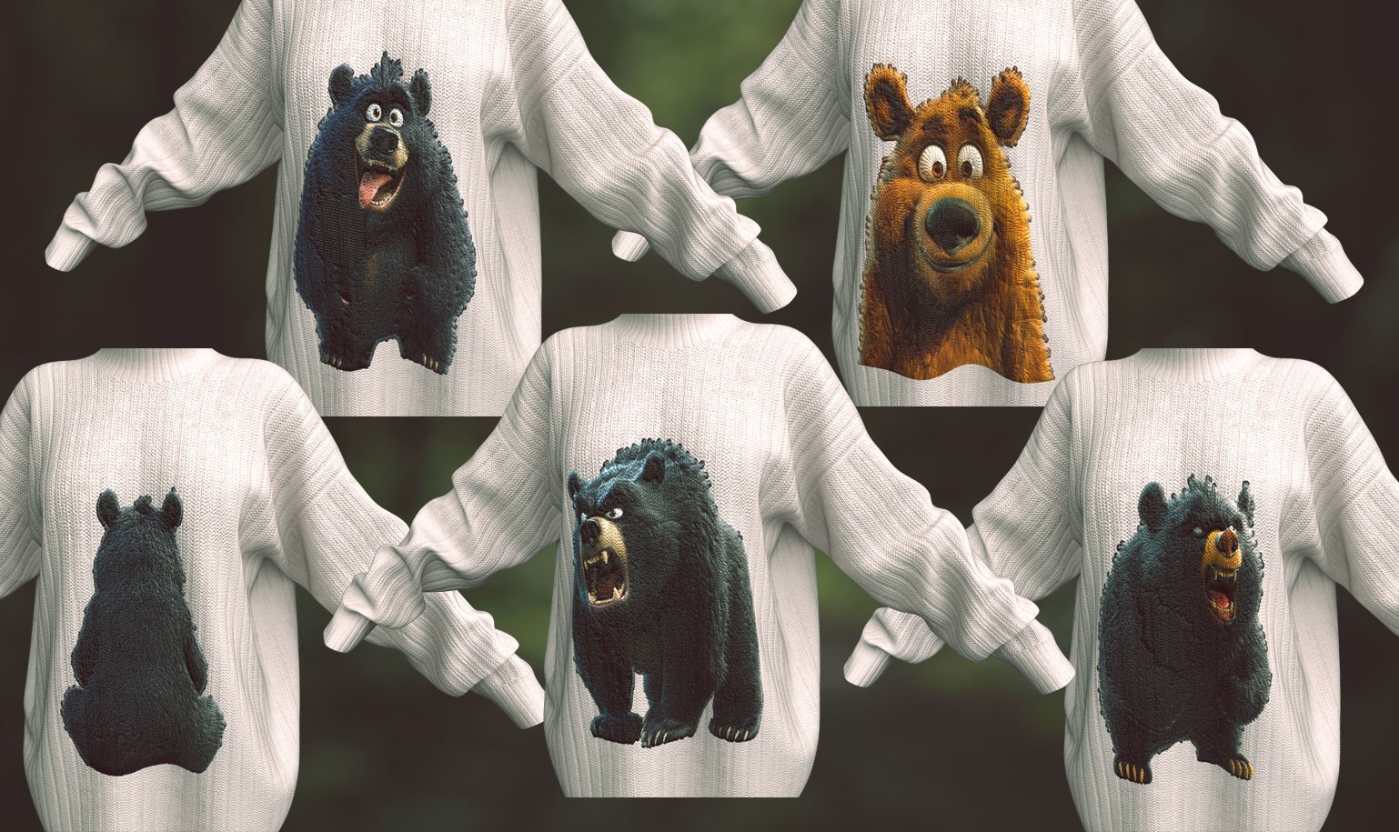 SarcastiKnit Bear Textures DS by N/A