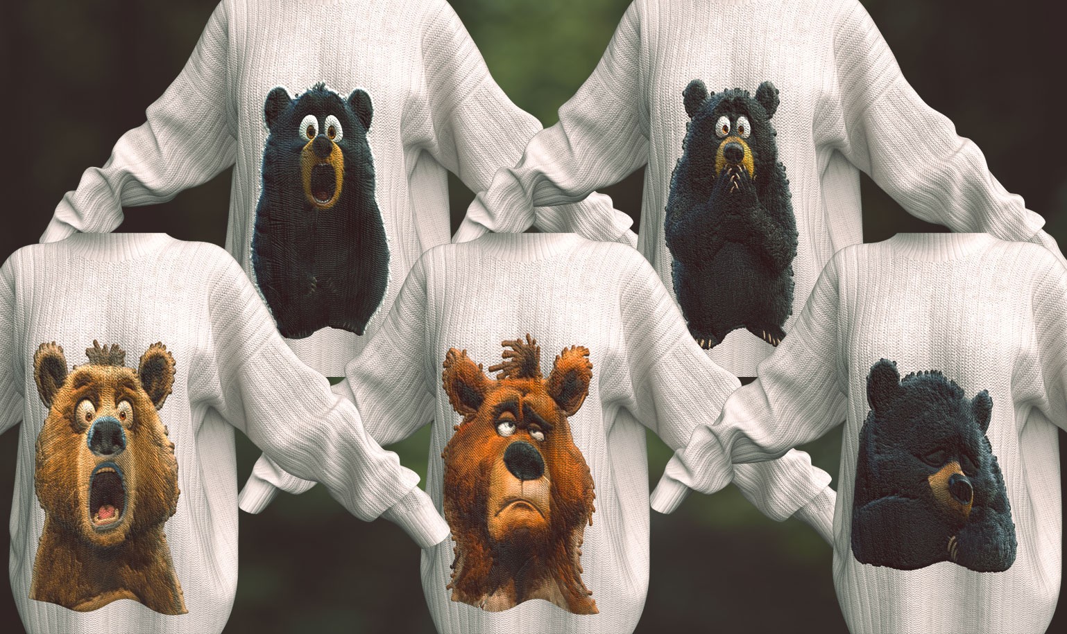 SarcastiKnit Bear Textures DS by N/A