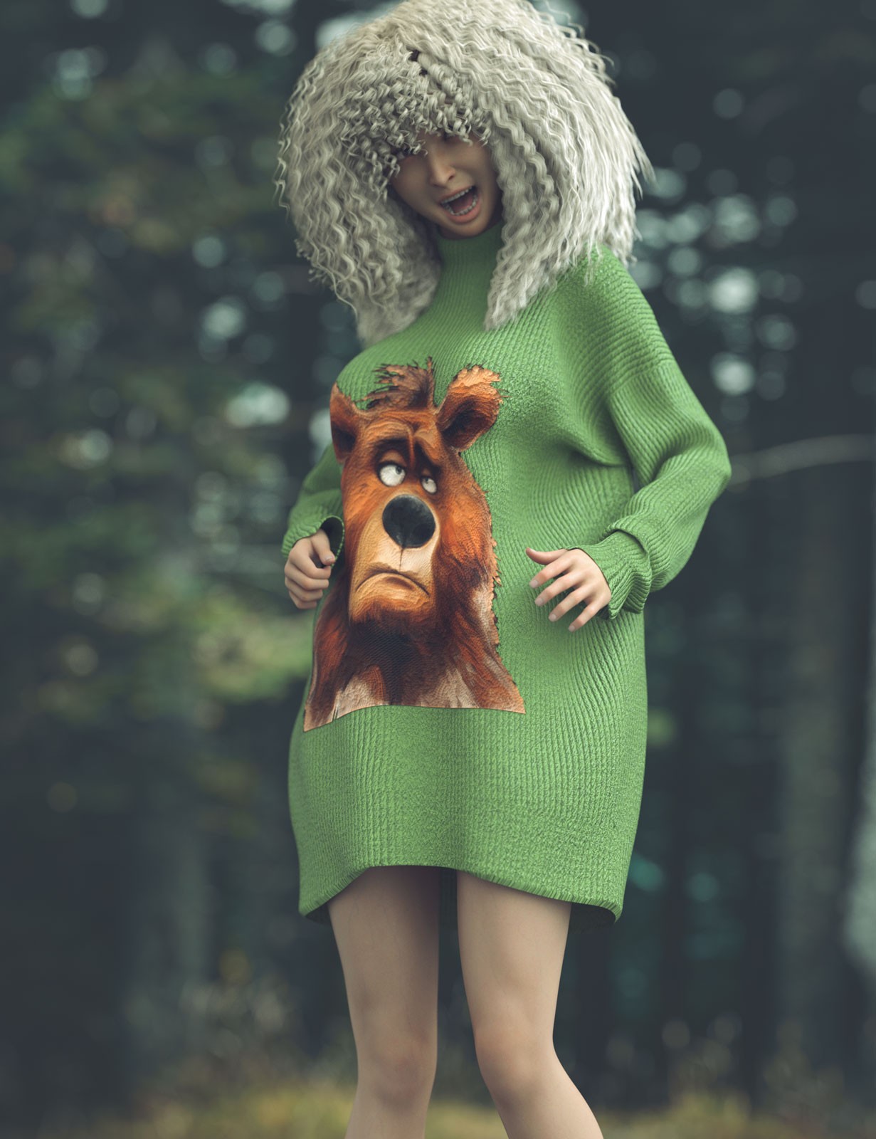 SarcastiKnit Bear Textures DS by N/A