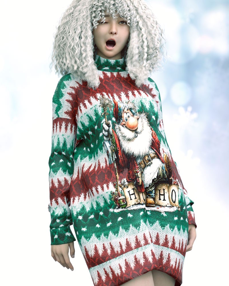 SarcastiKnit Ugliest Chrismas Textures DS by N/A