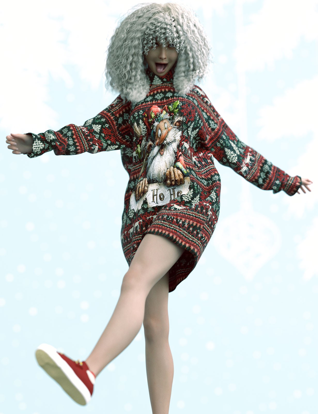 SarcastiKnit Ugliest Chrismas Textures DS by N/A