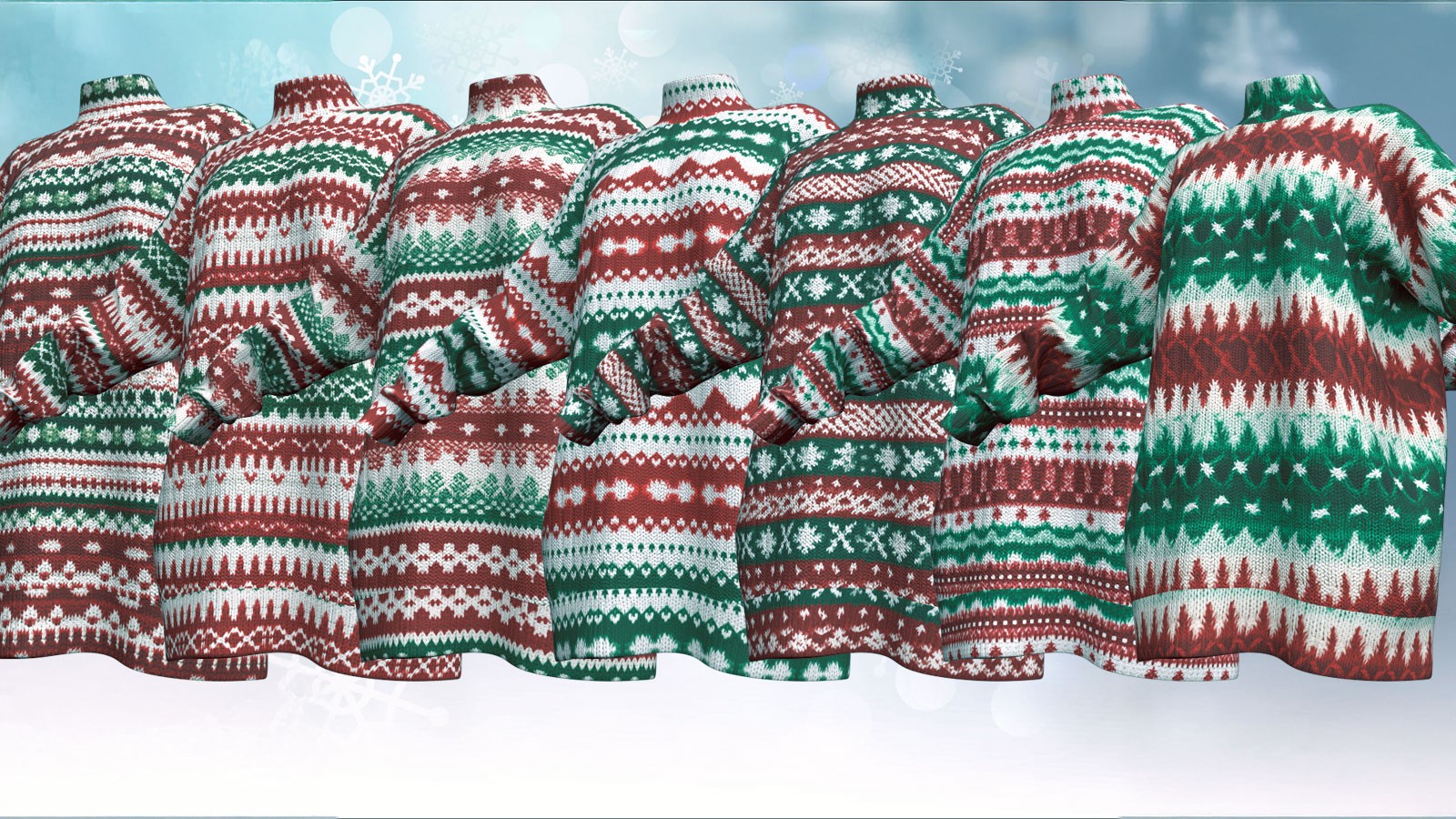 SarcastiKnit Ugliest Chrismas Textures DS by N/A