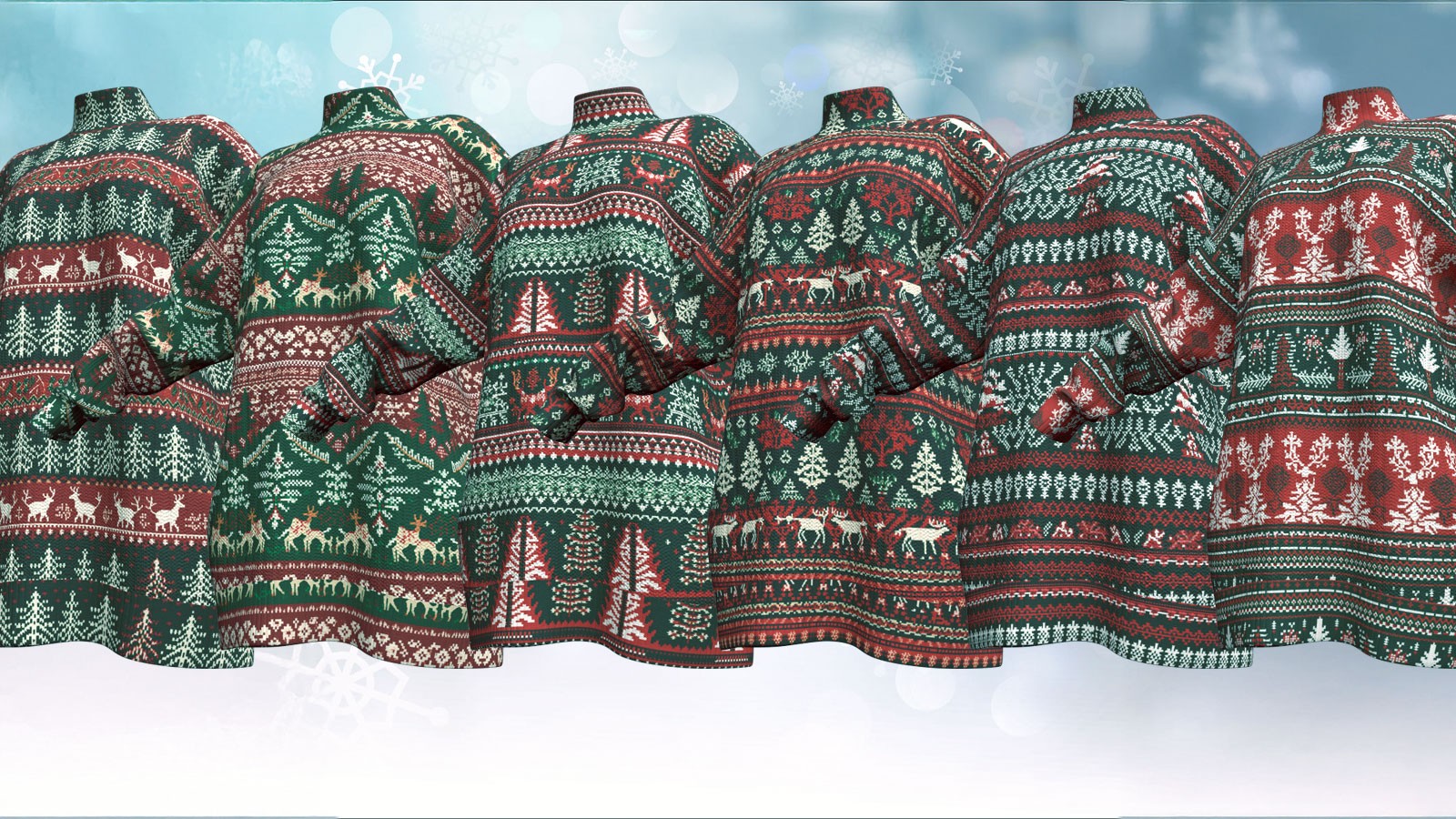 SarcastiKnit Ugliest Chrismas Textures DS by N/A