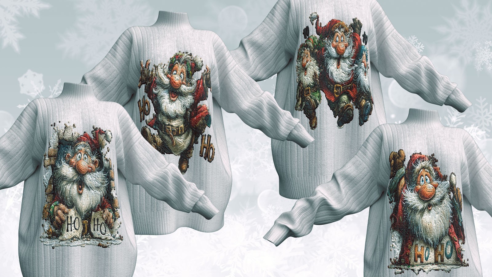 SarcastiKnit Ugliest Chrismas Textures DS by N/A
