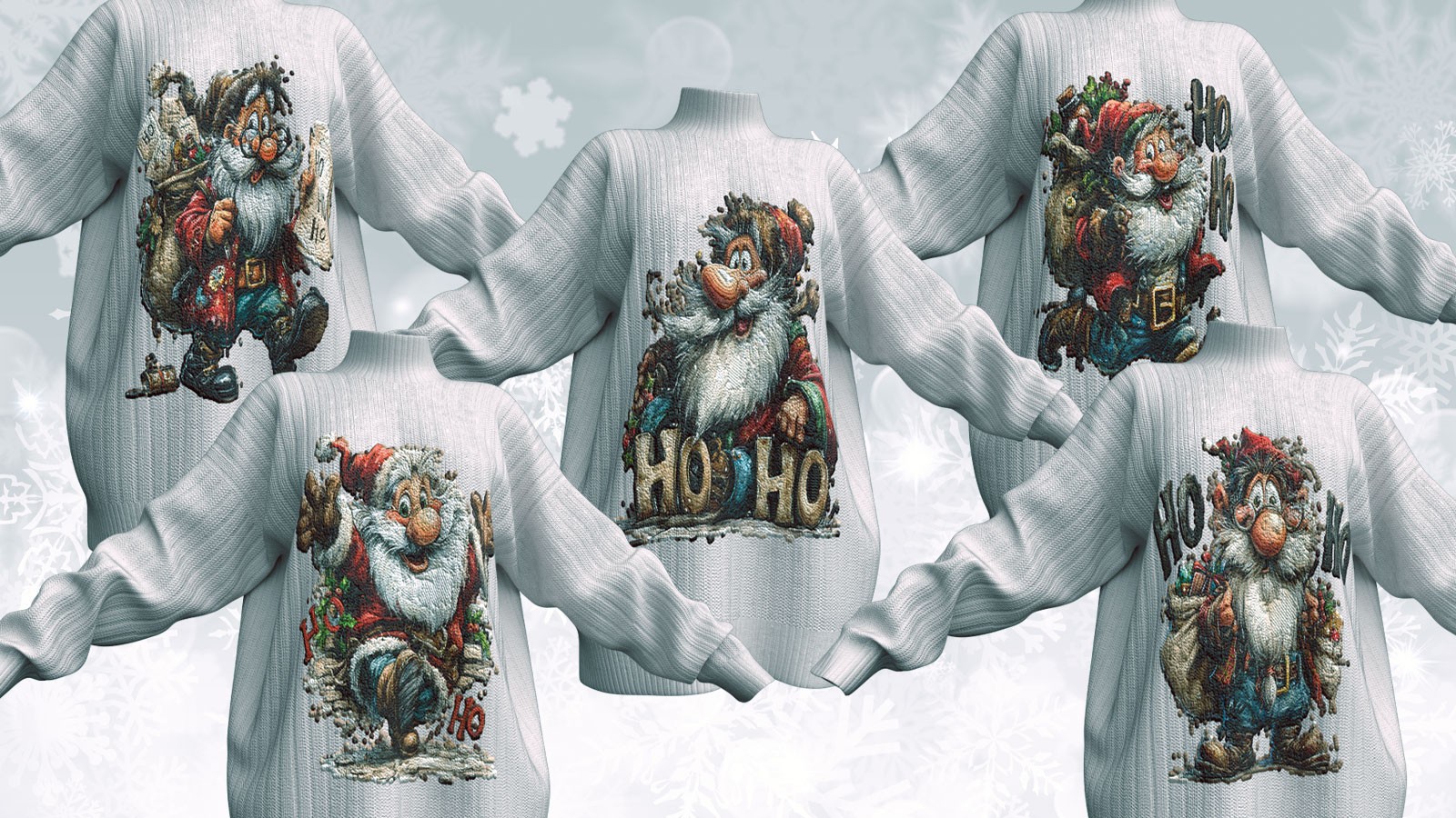 SarcastiKnit Ugliest Chrismas Textures DS by N/A