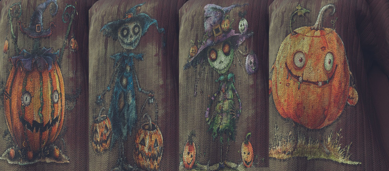 SarcastiKnit Haloween Textures DS by N/A