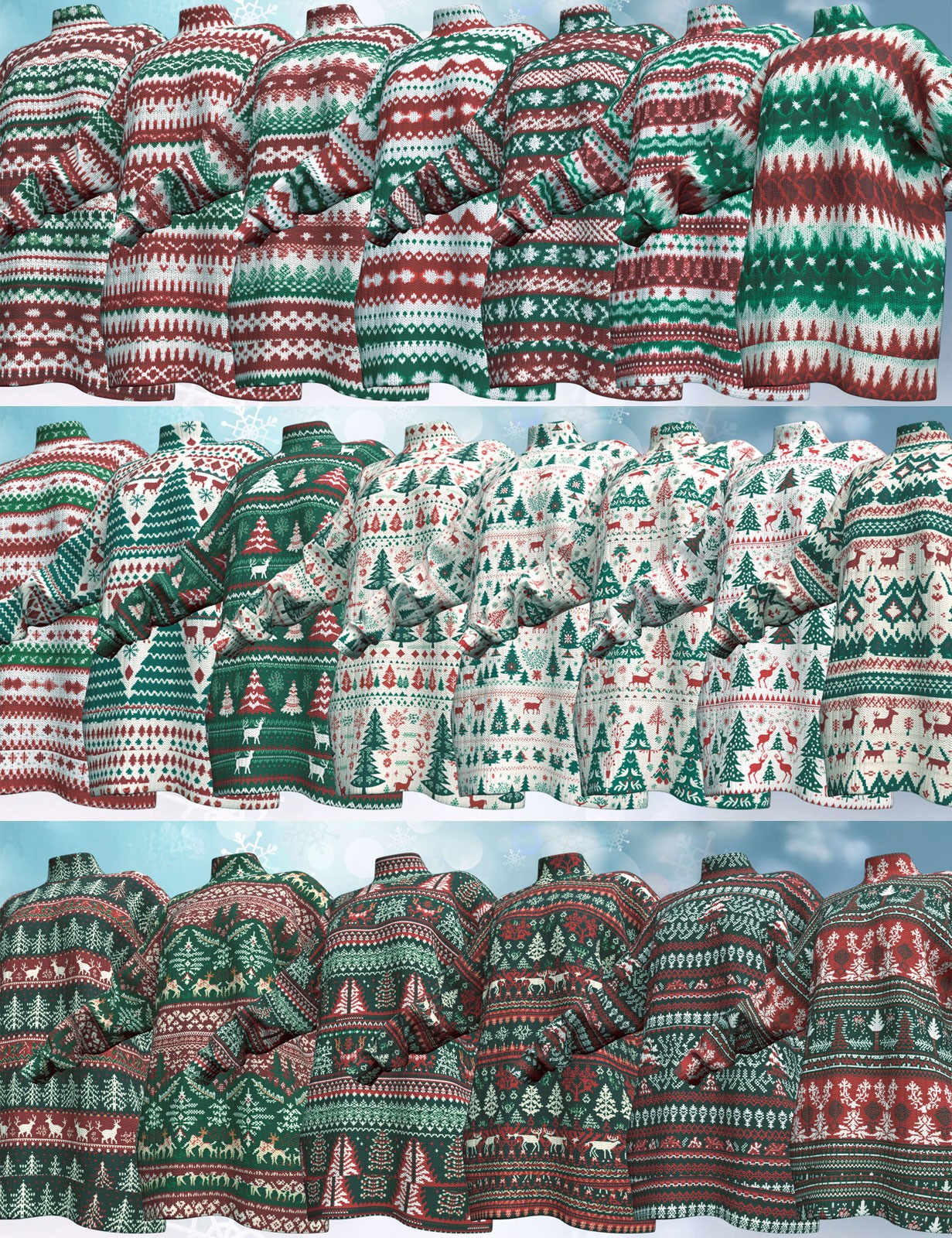 SarcastiKnit Bundle for Genesis 9 by N/A