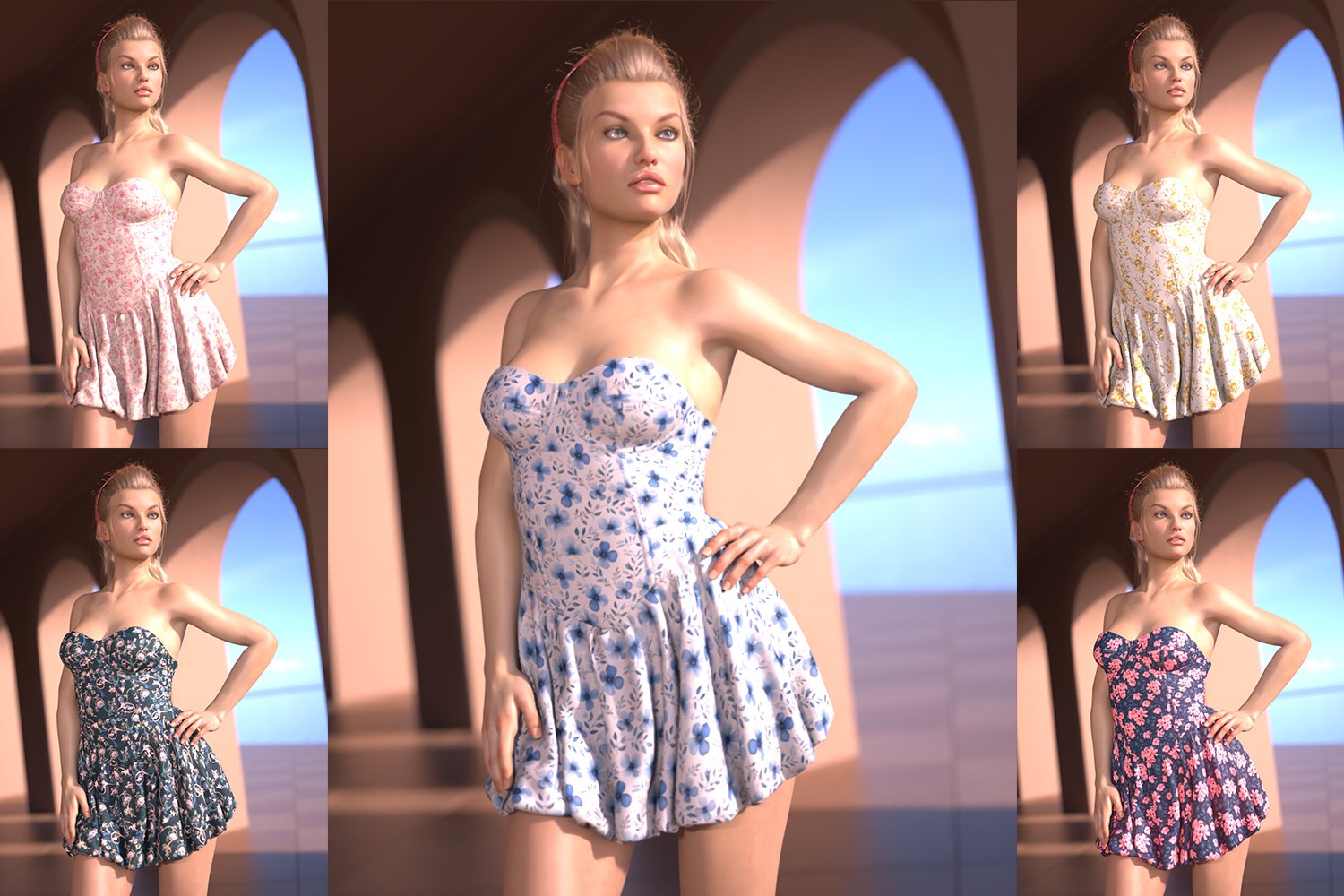 Dforce Bubble Dress For G8 G8.1 G9 by N/A