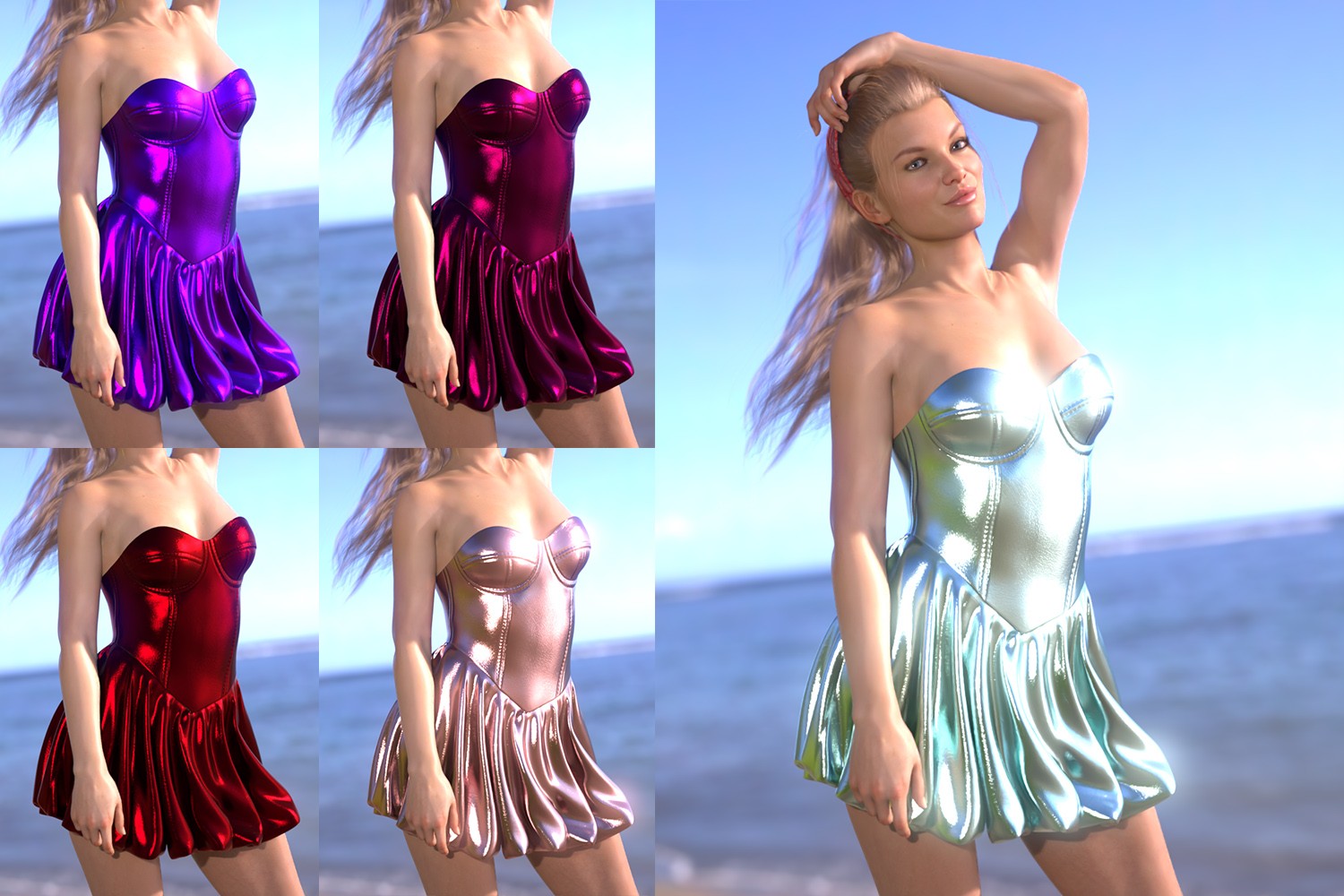 Dforce Bubble Dress For G8 G8.1 G9 by N/A