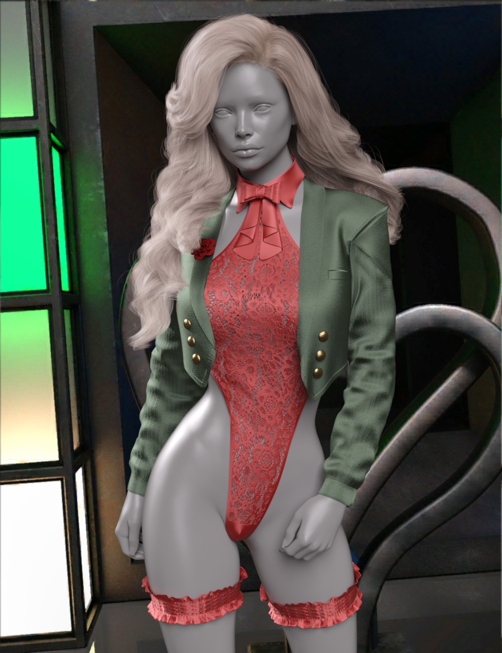InStyle - dForce Fancy Leotard and Jacket for G8M, G8F and G9 by N/A