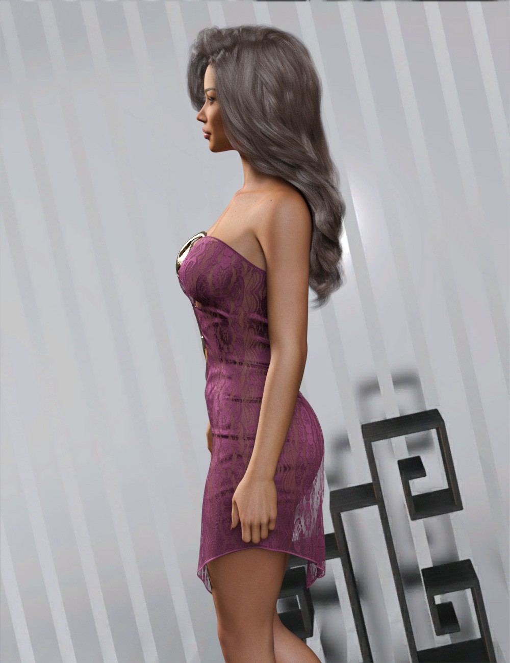 VERSUS - dForce Chaotic Dress for Genesis 8 and 8.1 Female by N/A