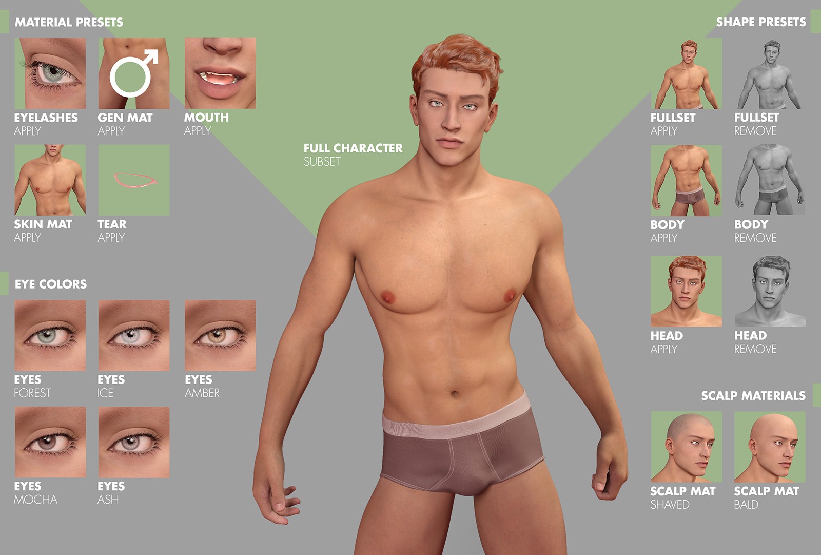 Amon for Genesis 9 With Bulge Support Bonus by N/A
