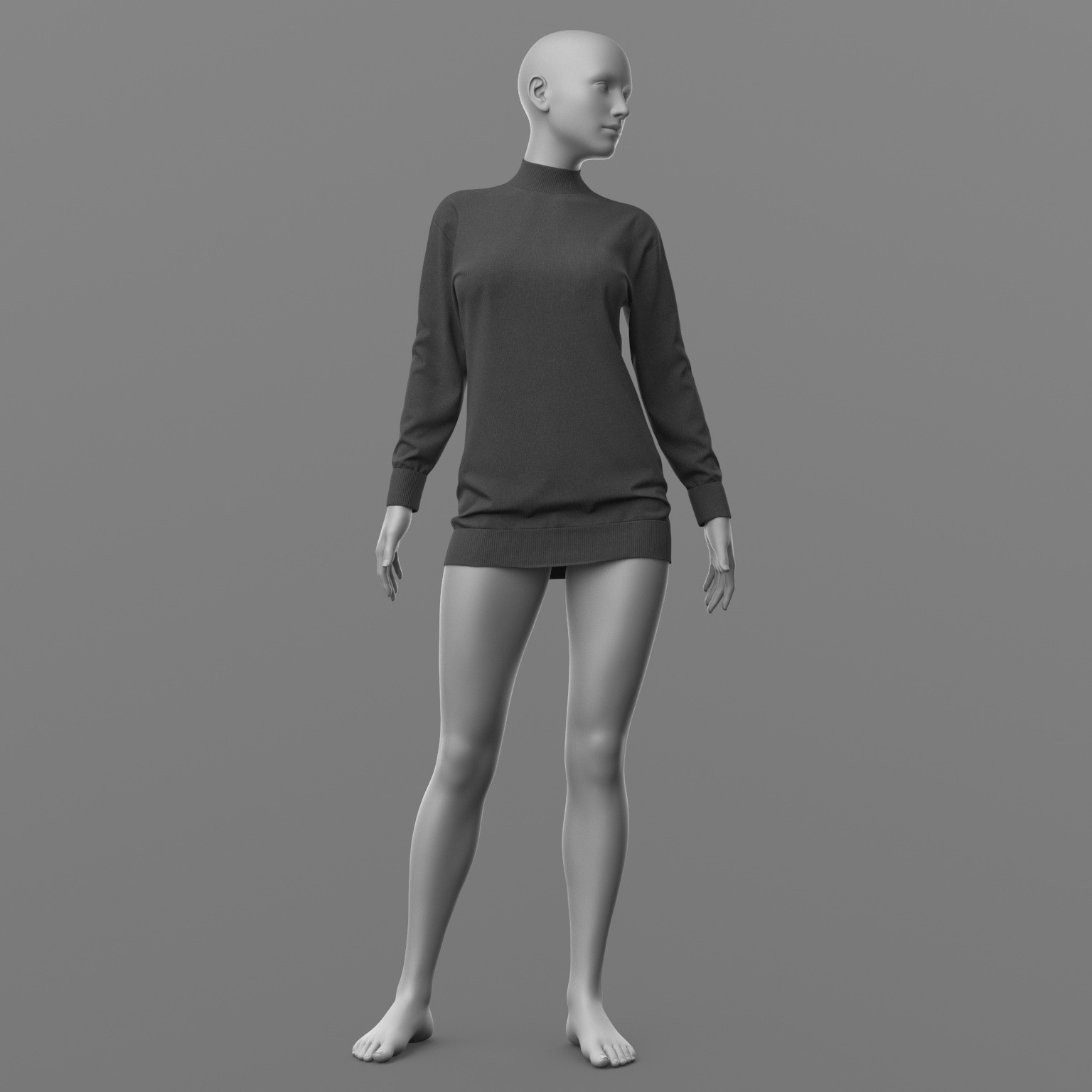 Long Sweater G8 Female by N/A