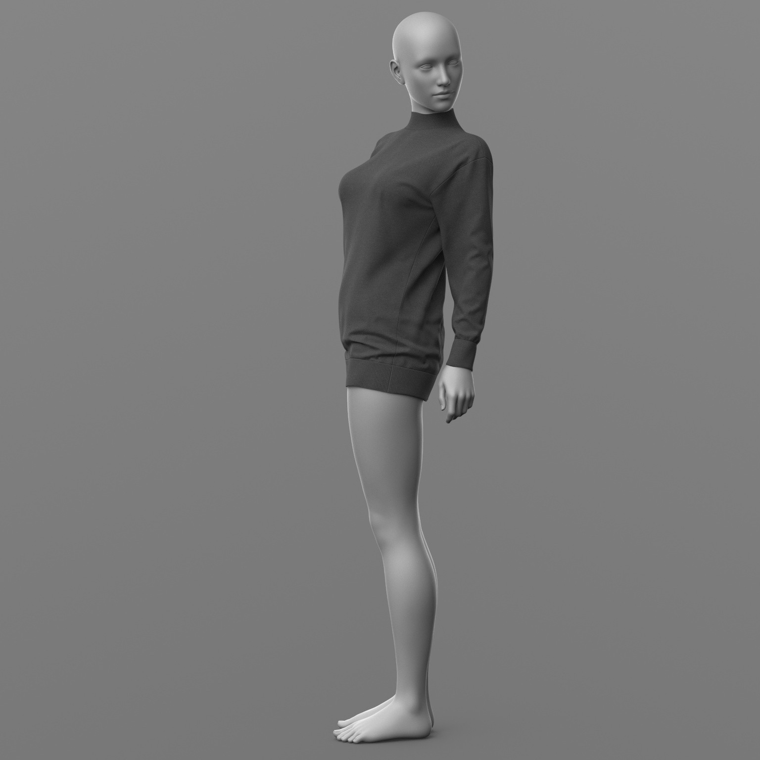 Long Sweater G8 Female by N/A