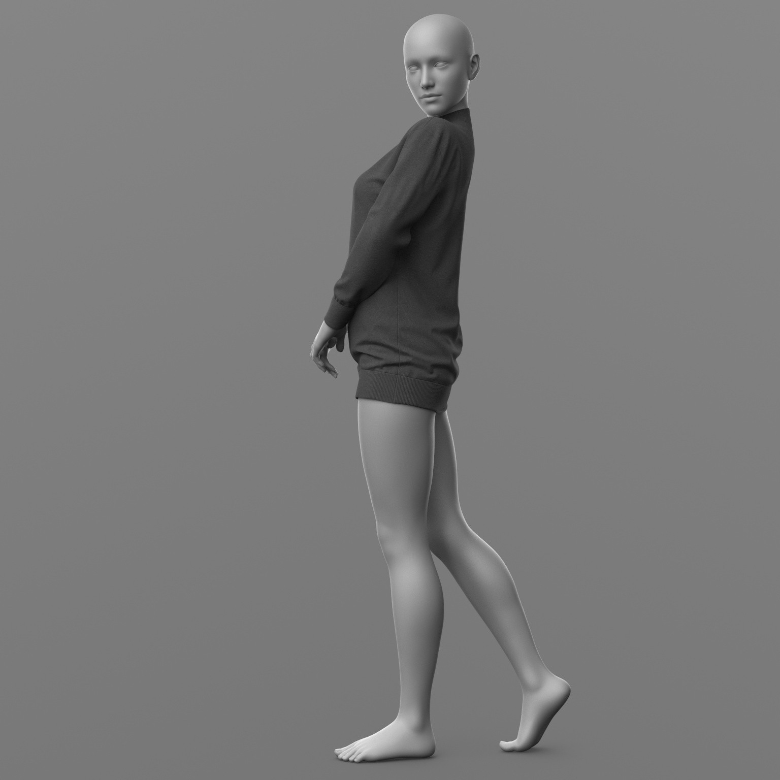 Long Sweater G8 Female by N/A