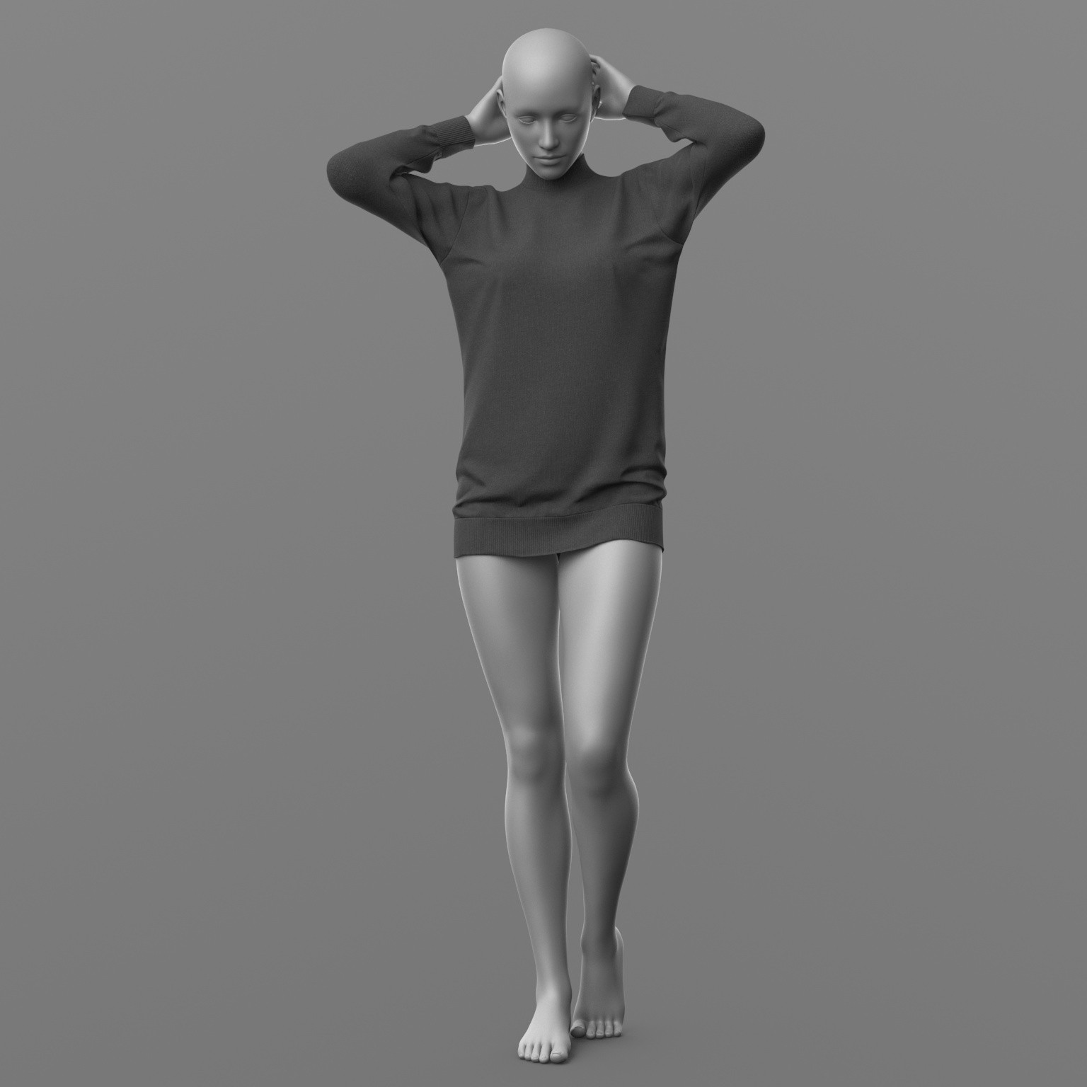 Long Sweater G8 Female by N/A