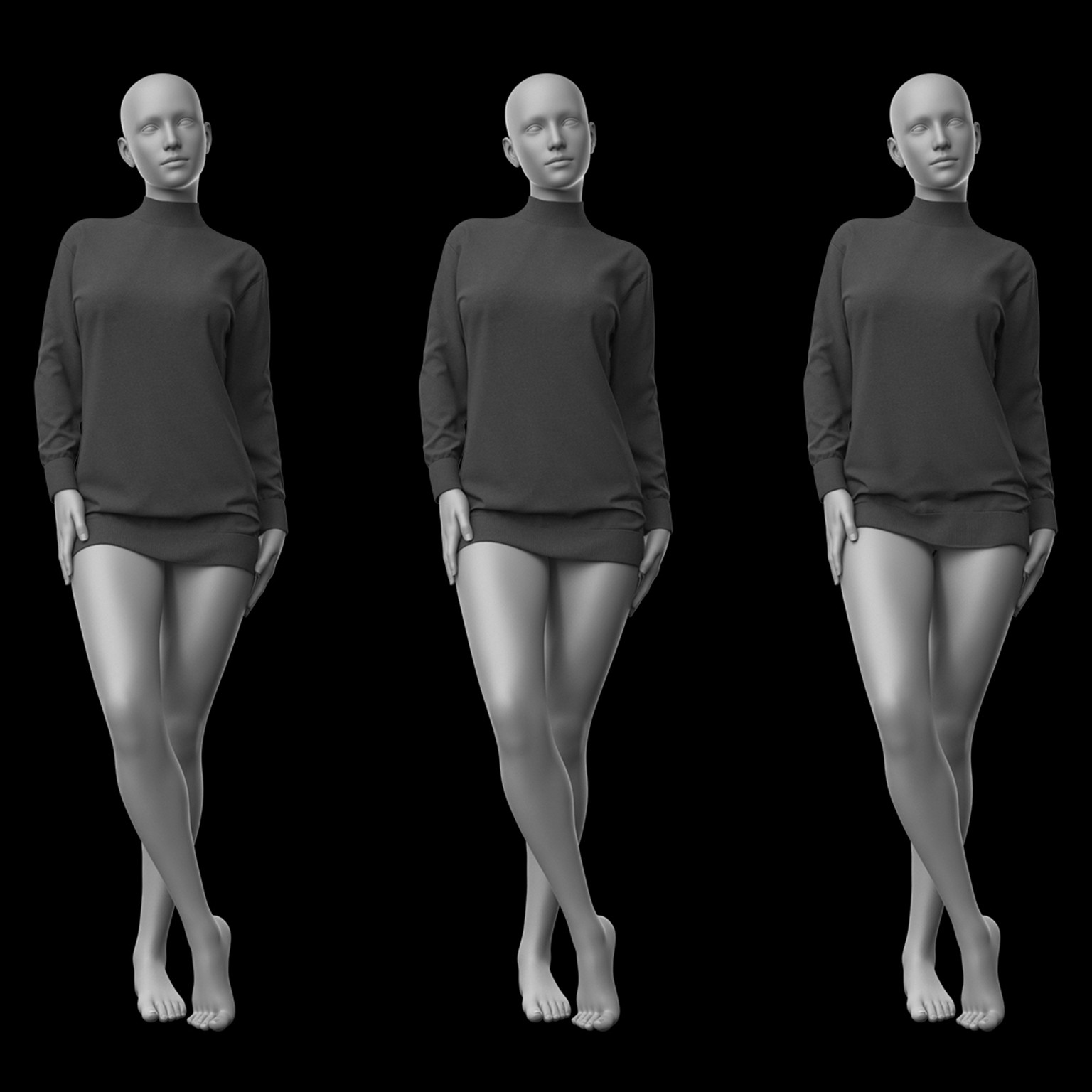Long Sweater G8 Female by N/A