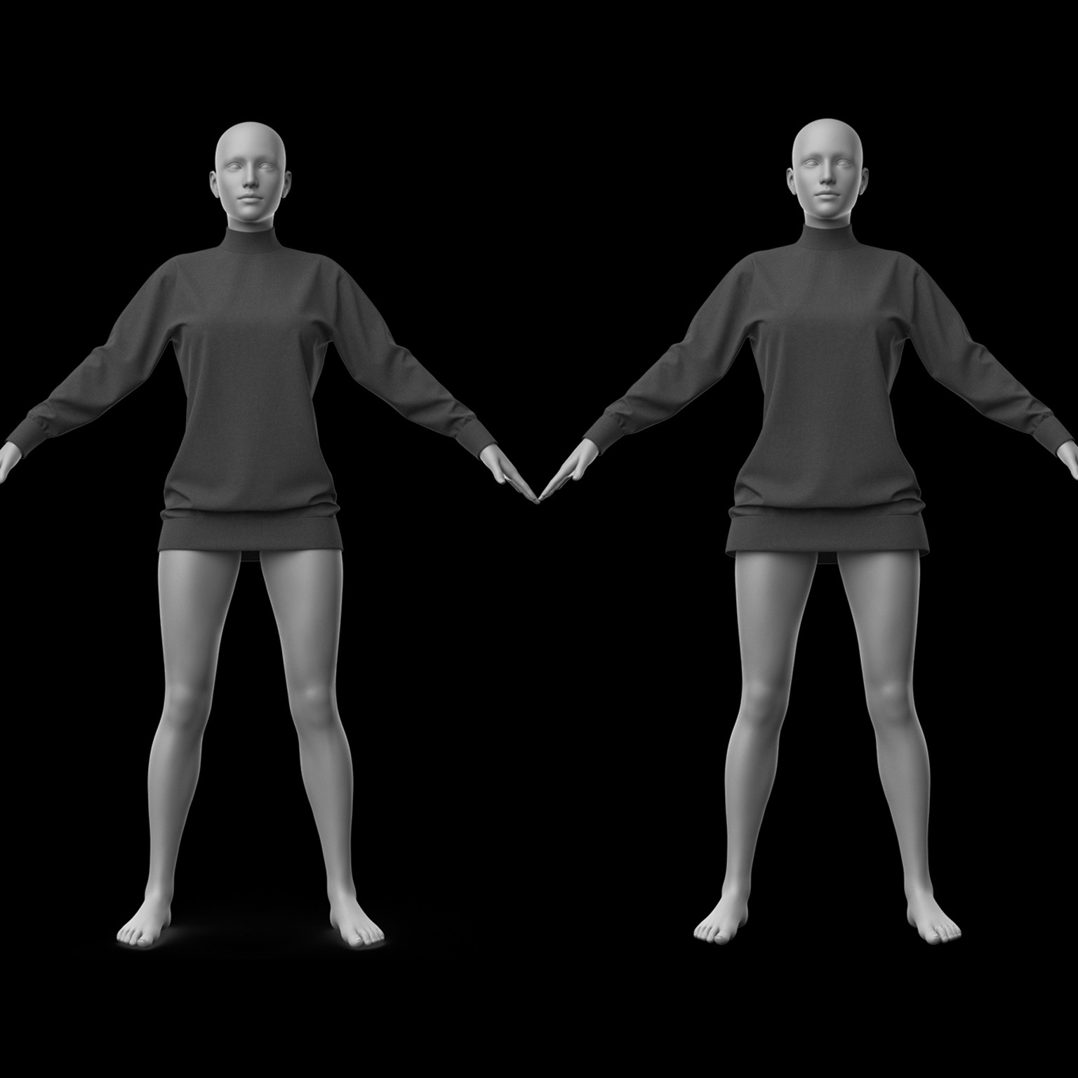 Long Sweater G8 Female by N/A