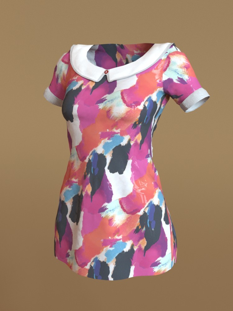 Floral Dress for Genesis 8 Female by N/A