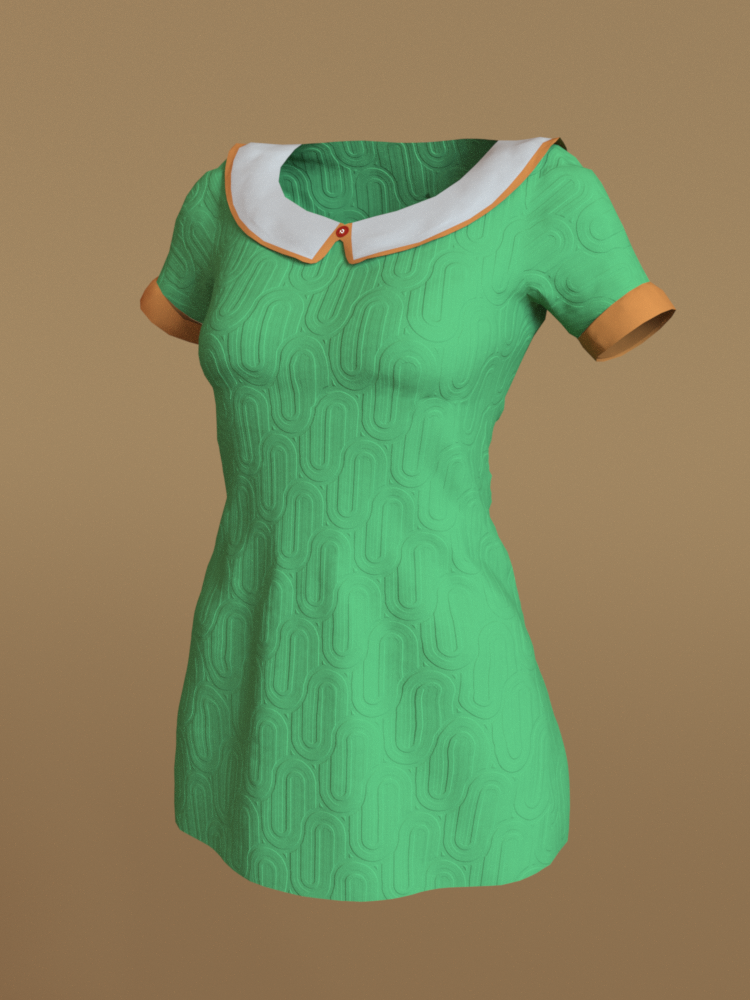 Floral Dress for Genesis 8 Female by N/A