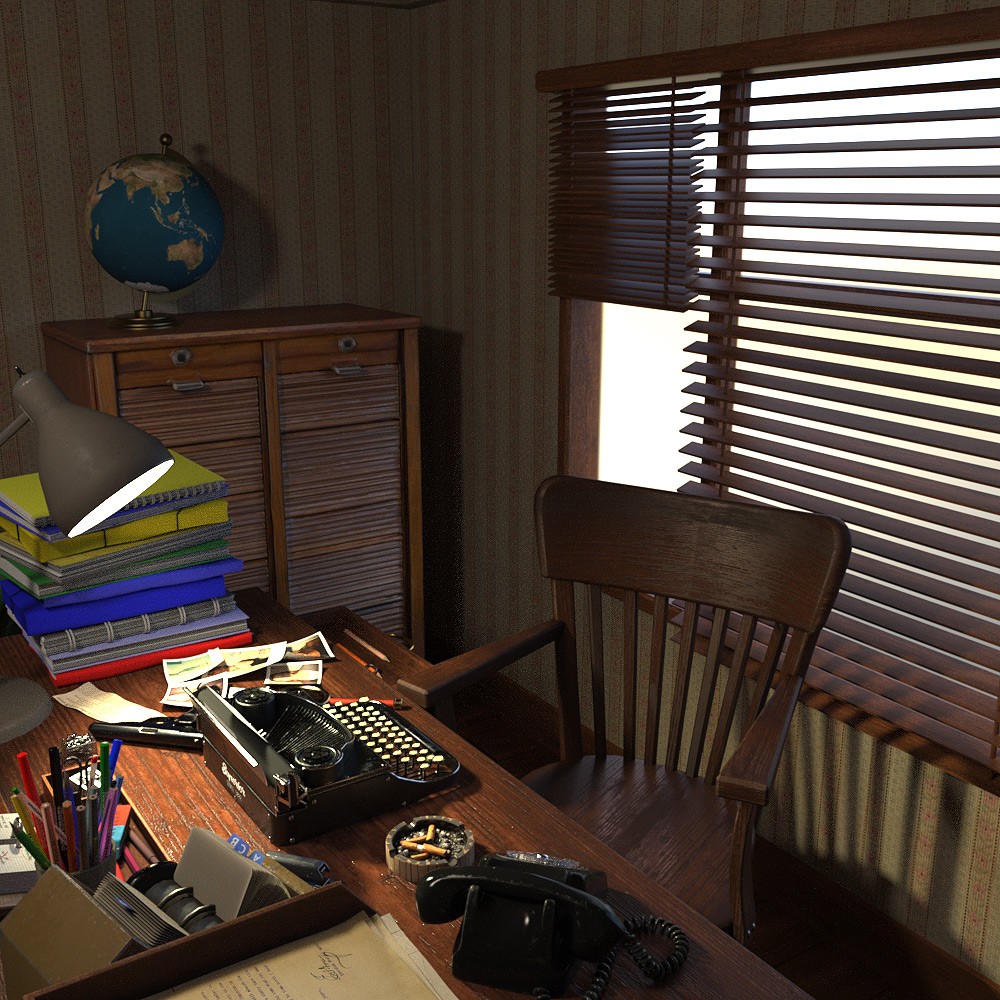 Fogline Detective Bureau for Daz Studio by N/A