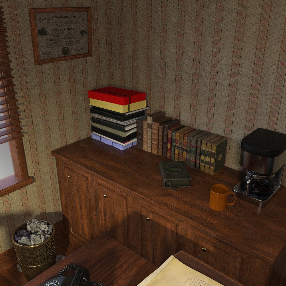 Fogline Detective Bureau for Daz Studio by N/A