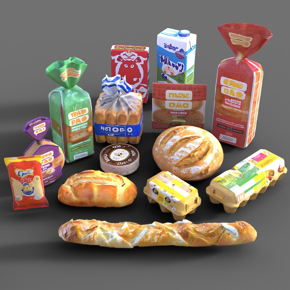 Every Day Food Pack for Daz Studio by N/A