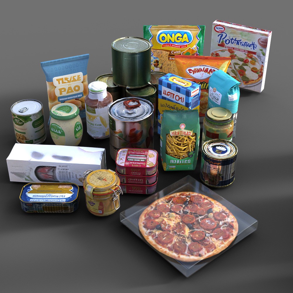 Every Day Food Pack for Daz Studio by N/A