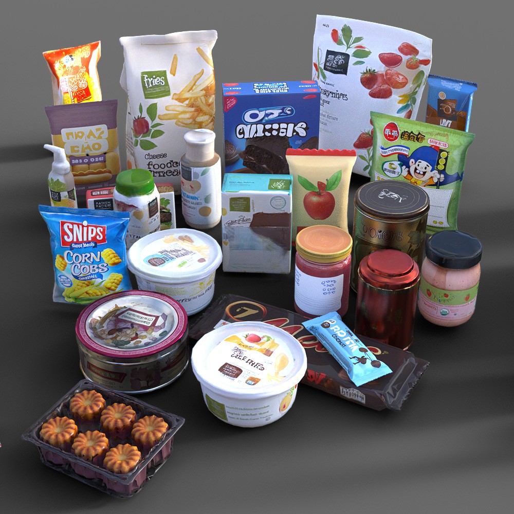 Every Day Food Pack for Daz Studio by N/A