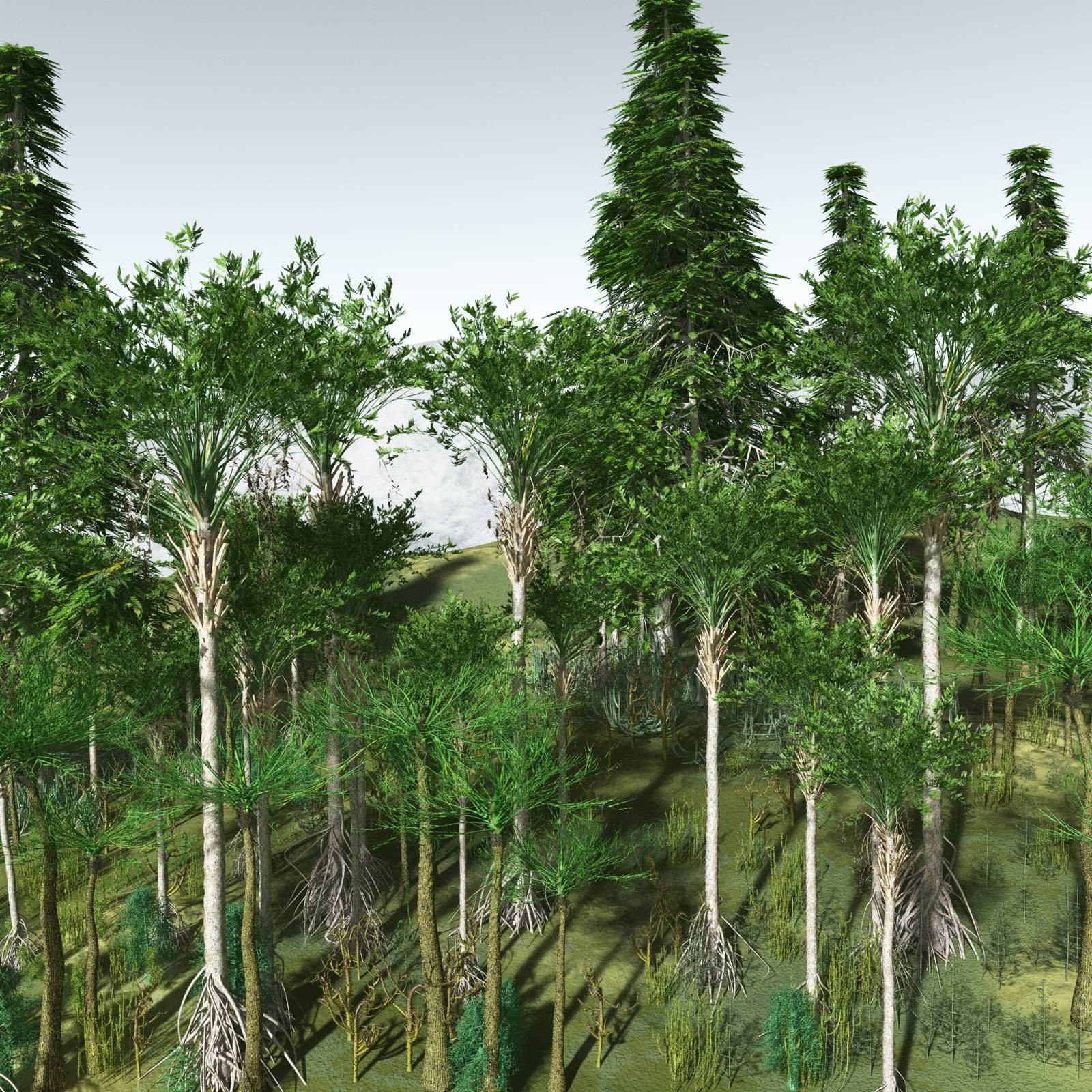 EVERYPlant Devonian Biome for Poser by N/A