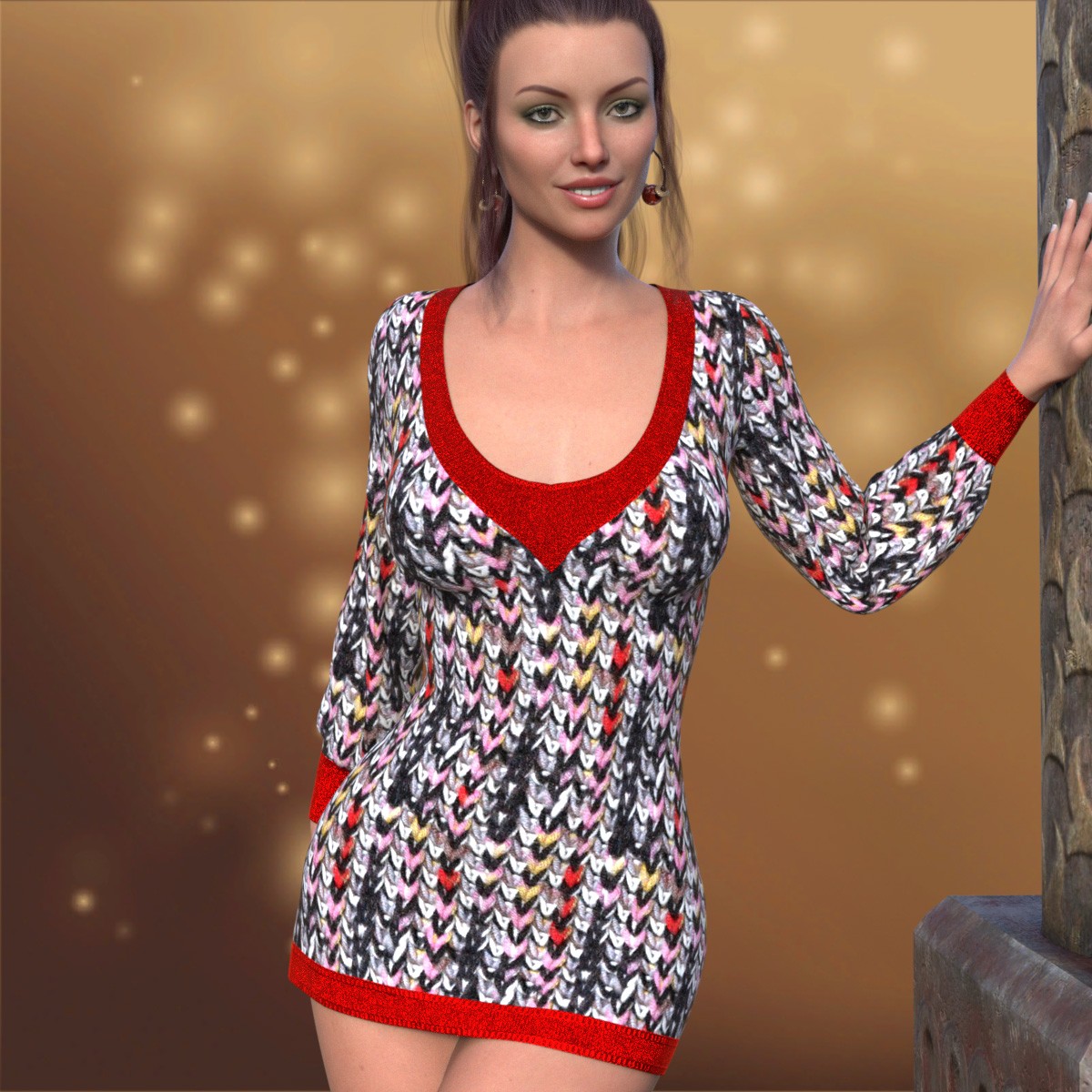 LWP Smiles for Autumn Breeze dForce Sweater for G8xF by N/A