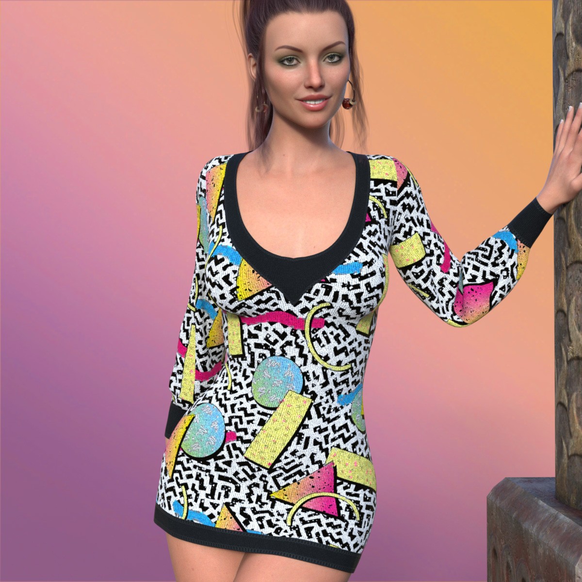 LWP Smiles for Autumn Breeze dForce Sweater for G8xF by N/A