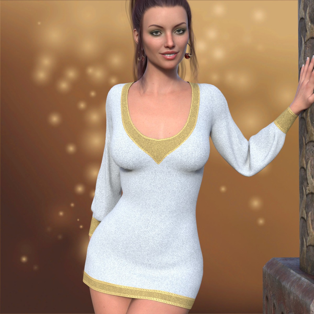 LWP Smiles for Autumn Breeze dForce Sweater for G8xF by N/A
