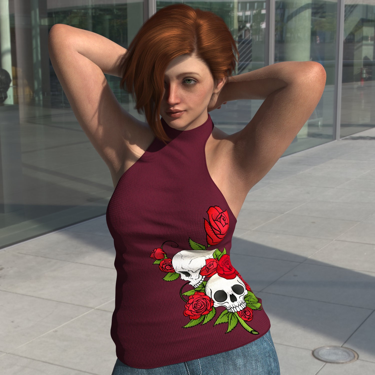 AO Casual Top for Genesis 9 Feminine by N/A