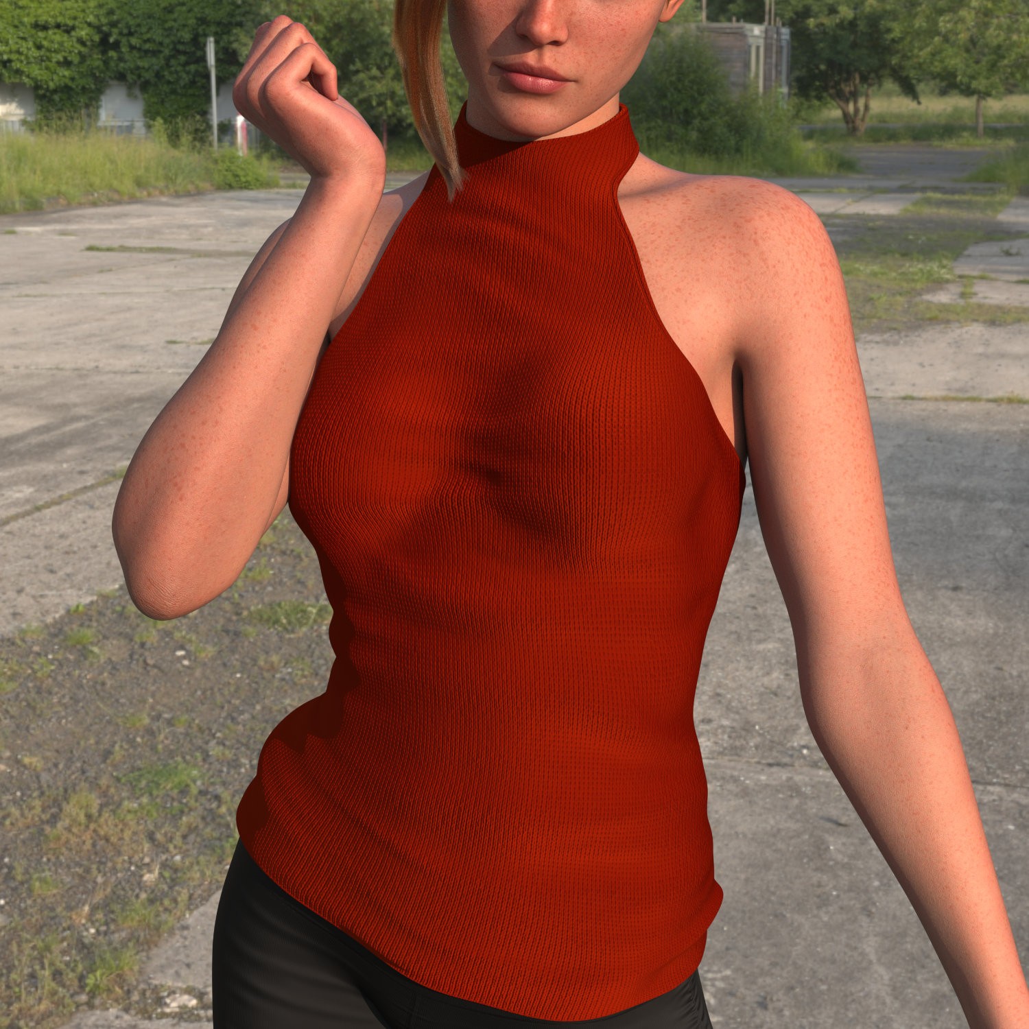 AO Casual Top for Genesis 9 Feminine by N/A