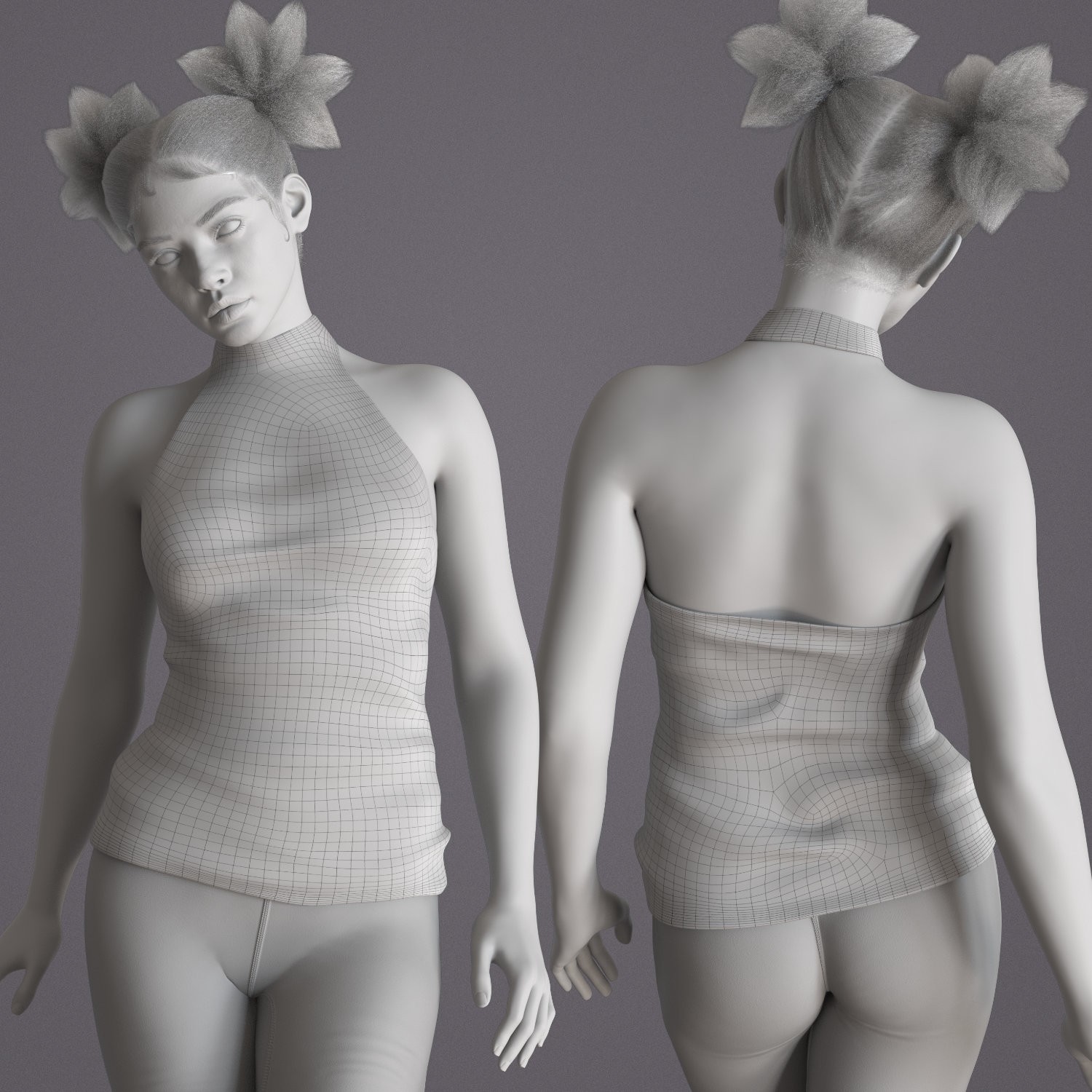 AO Casual Top for Genesis 9 Feminine by N/A