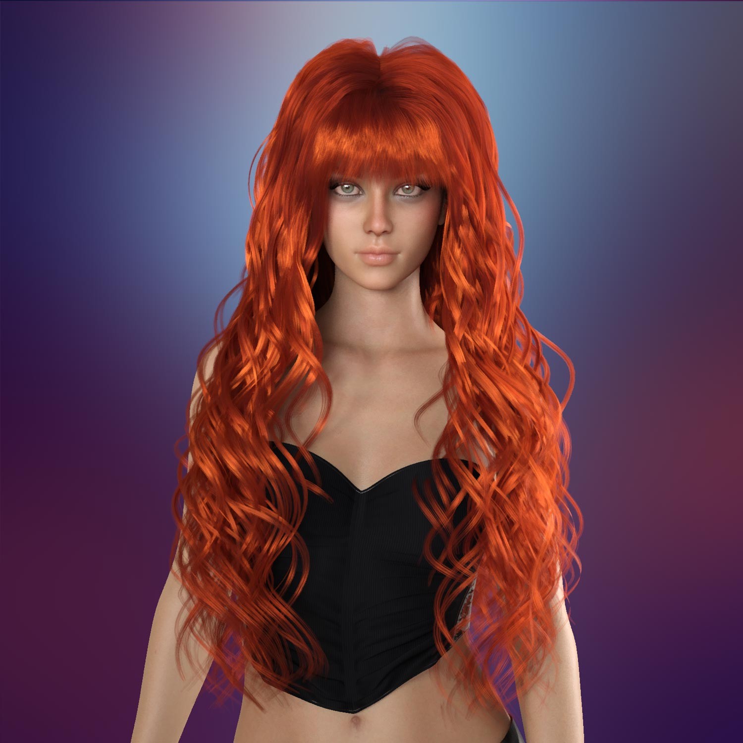 Prae-Saoirse Hair For G8/G9 Daz Prae-Saoirse Hair For G8/G9 Daz