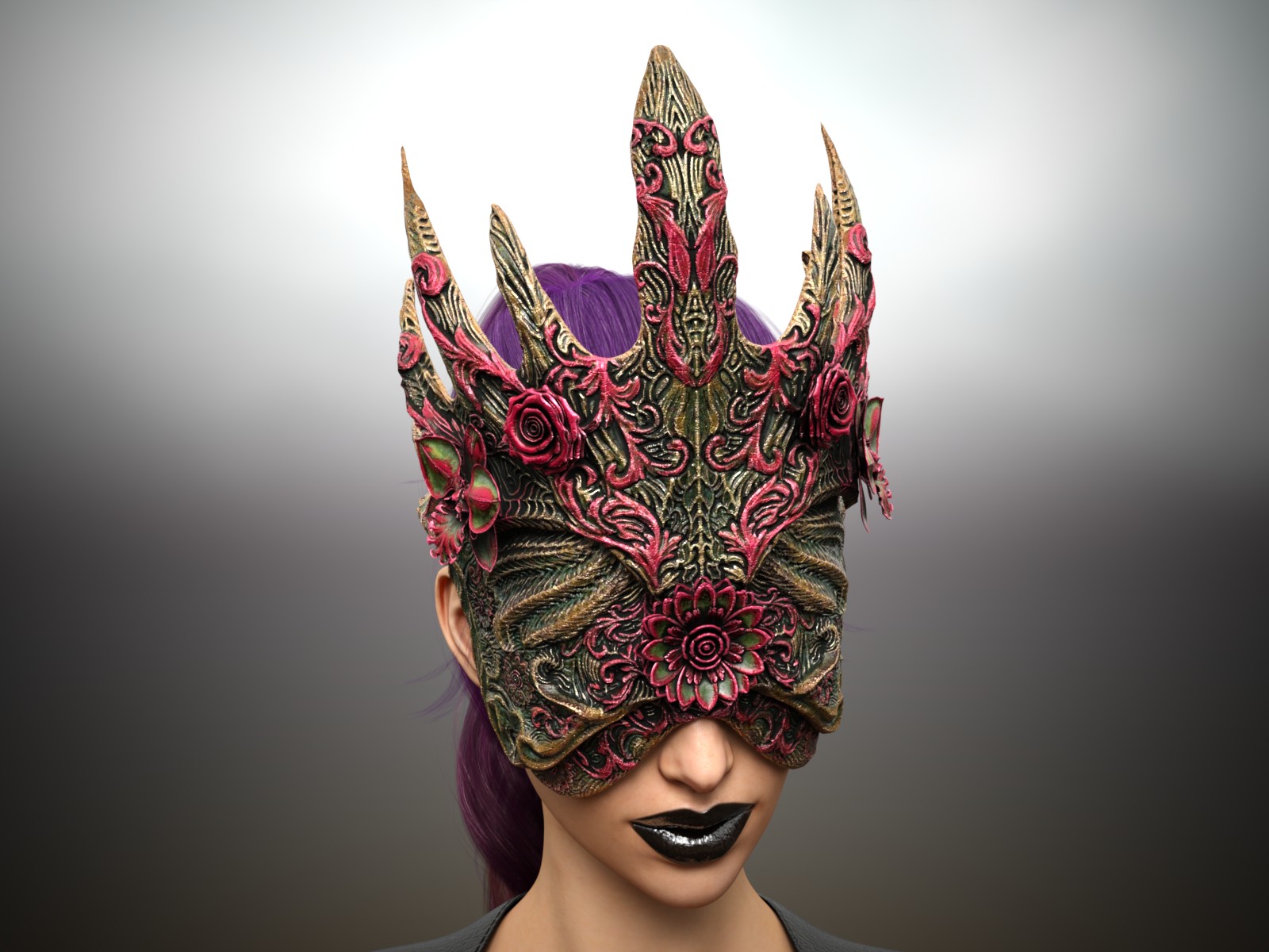 The Thorn Oracle Mask by N/A
