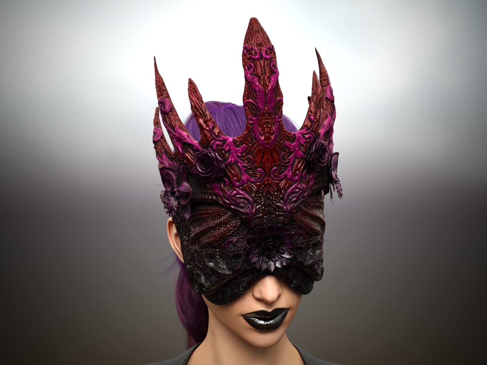The Thorn Oracle Mask by N/A
