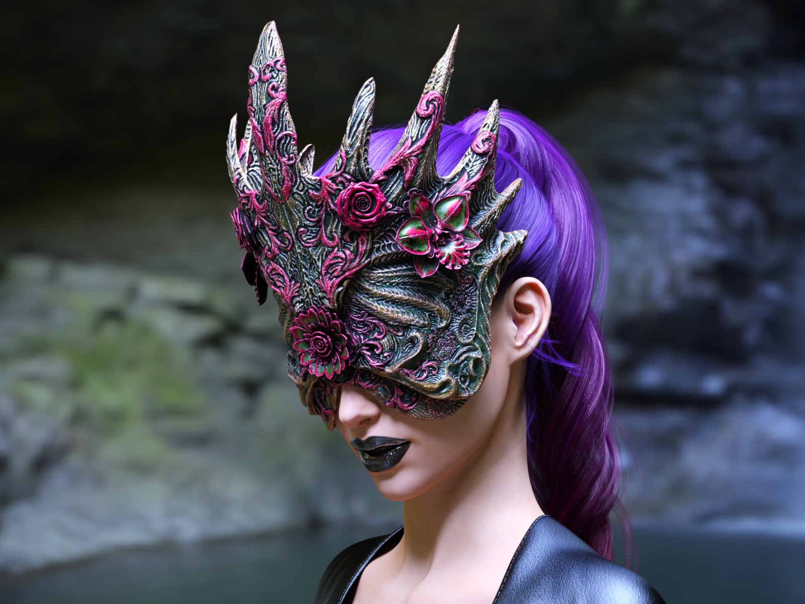 The Thorn Oracle Mask by N/A