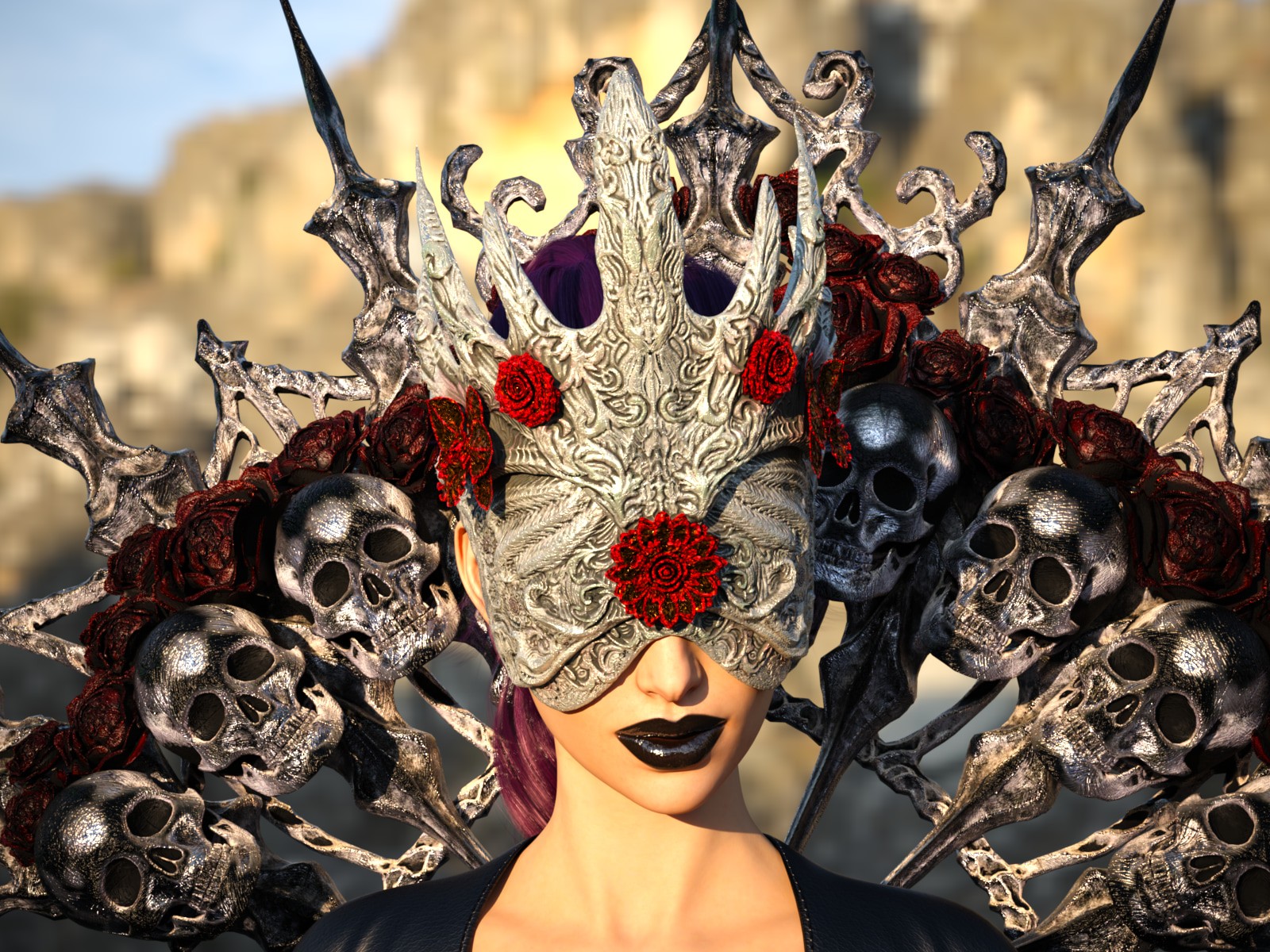 The Thorn Oracle Mask by N/A