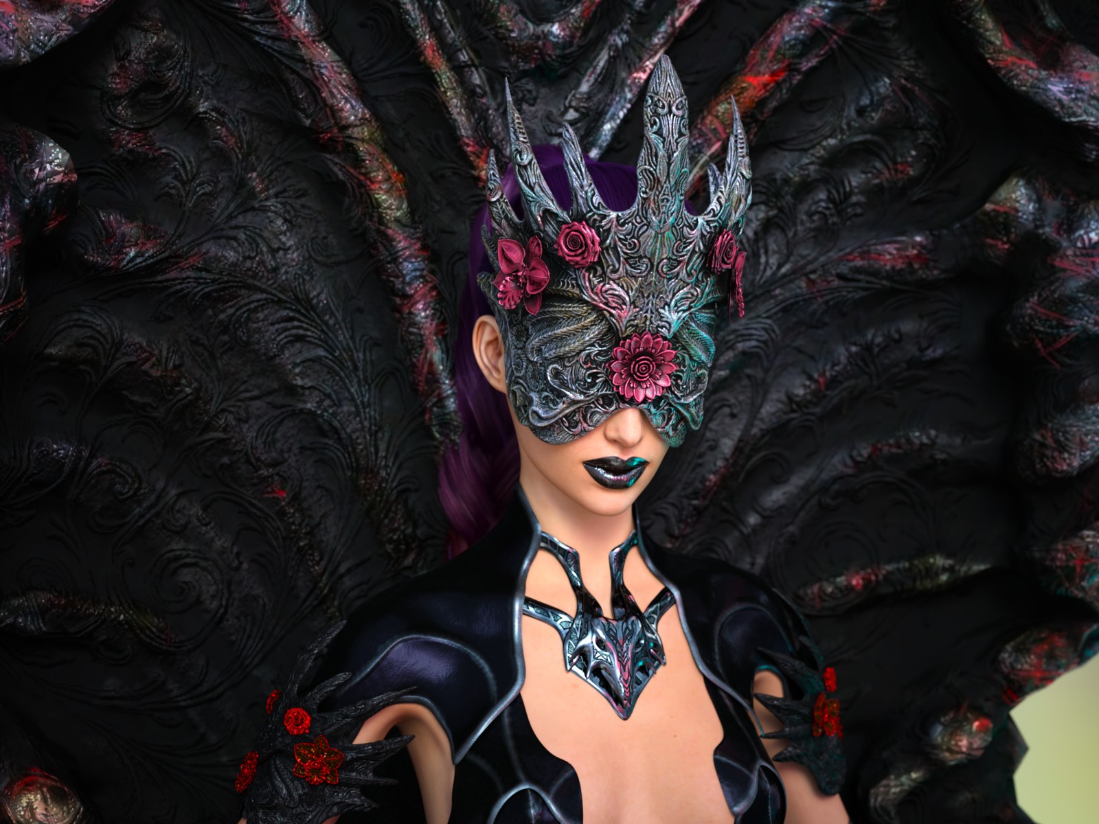 The Thorn Oracle Mask by N/A