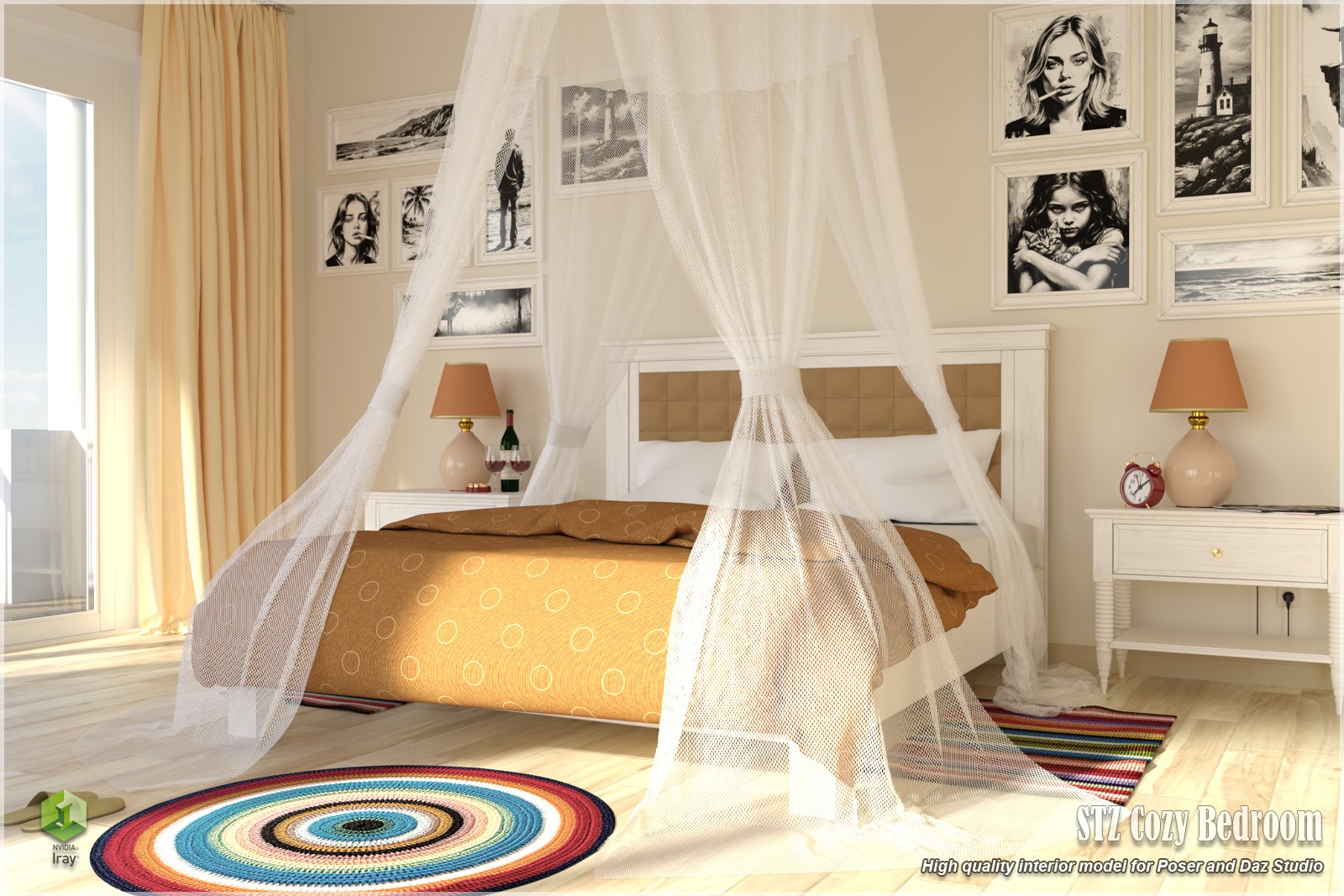 STZ Cozy Bedroom by N/A