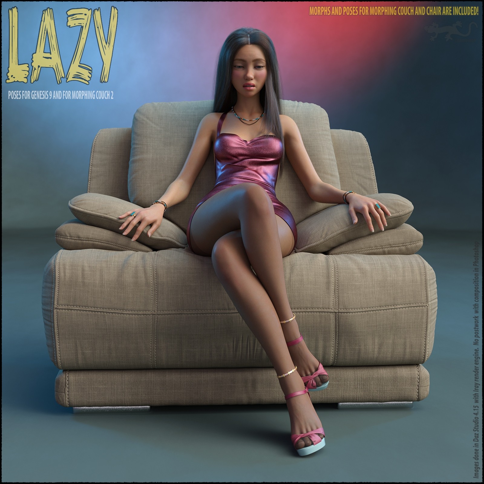 Lazy - Poses for Genesis 9 by N/A