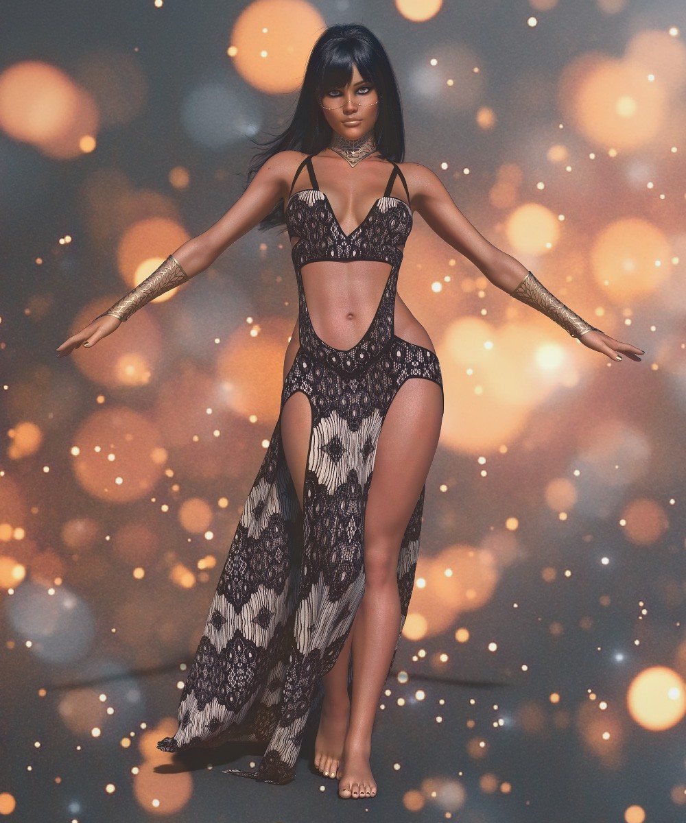 Margot Gown for G8/8.1 Genesis Females by N/A
