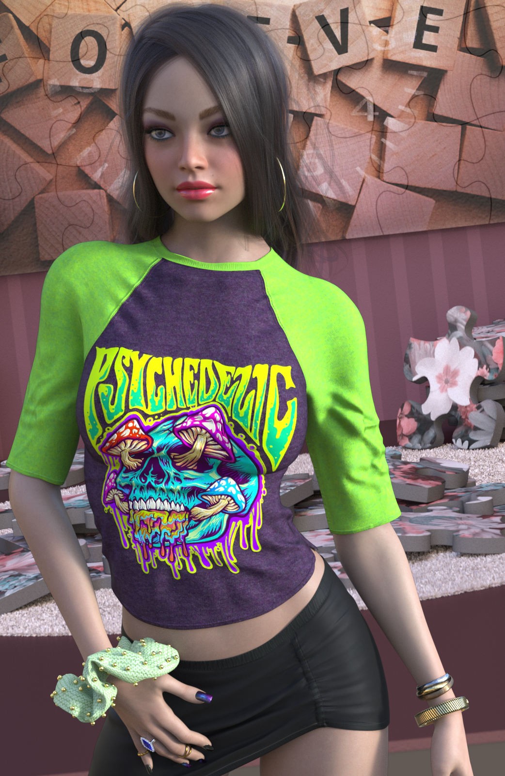 DA-Statements for dForce 3 Quarter Sleeve Top by Sveva by N/A