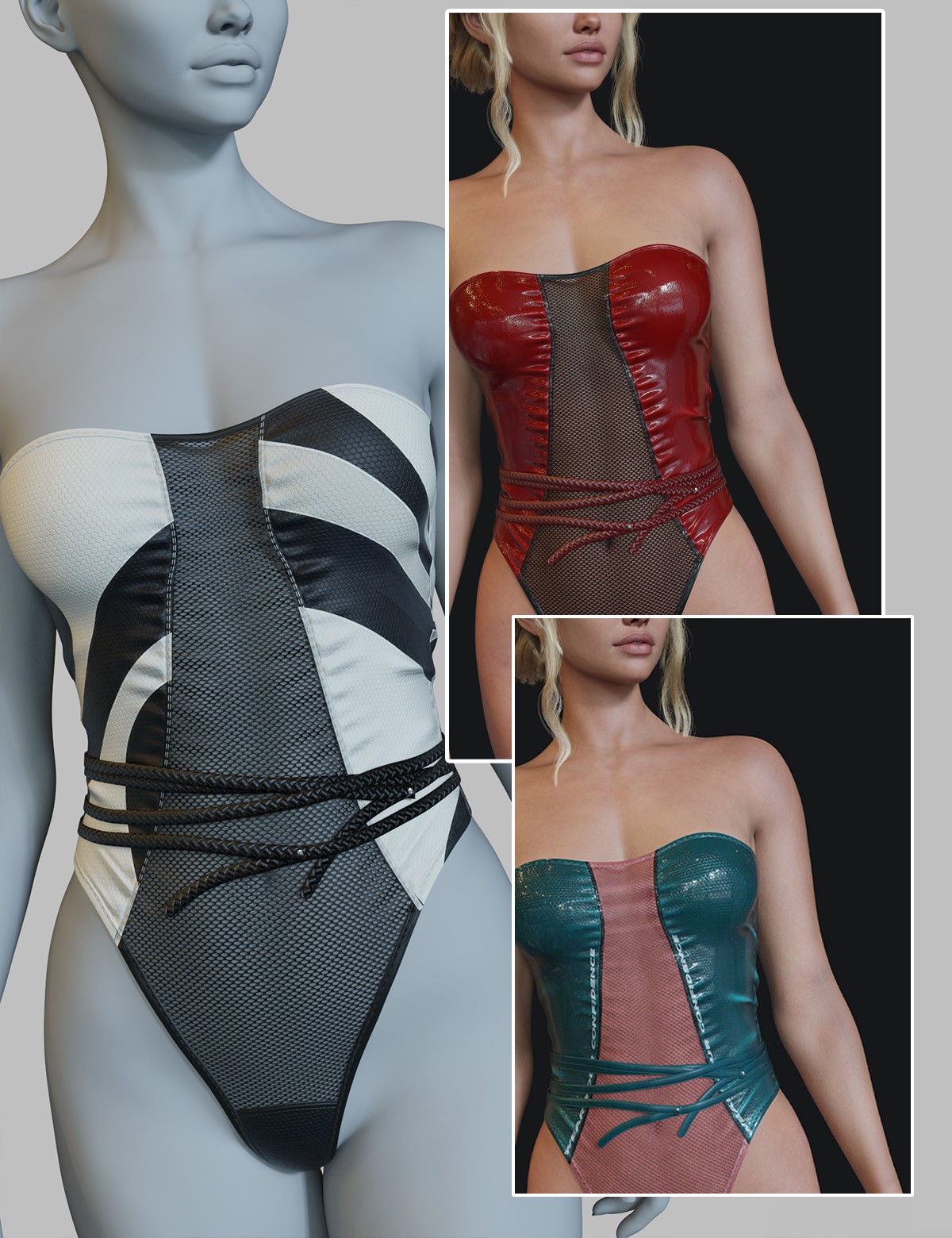 Vision for dForce Tube Bodysuit Genesis 8-8.1F by N/A