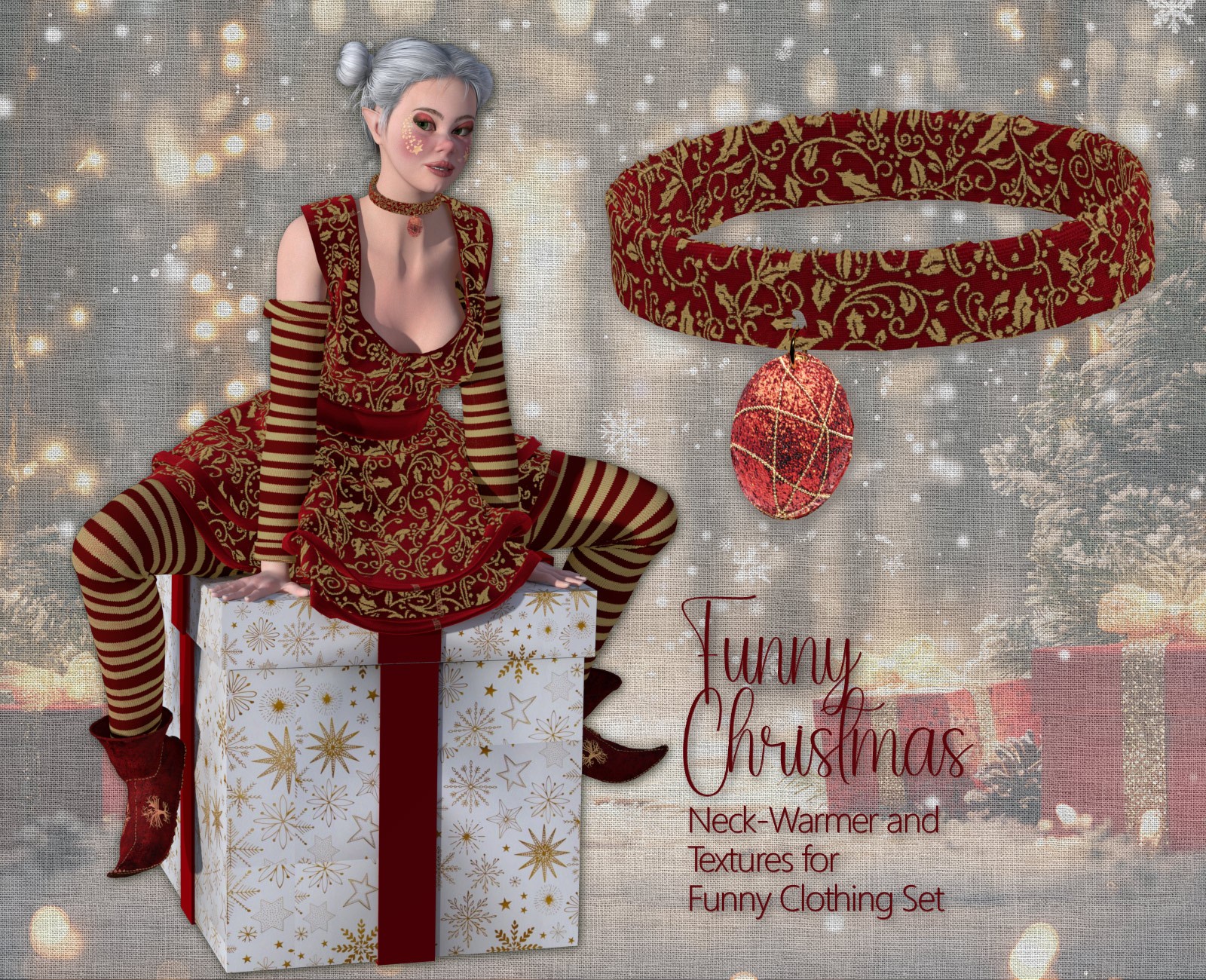 Funny Christmas for Funny Clothing Set by N/A