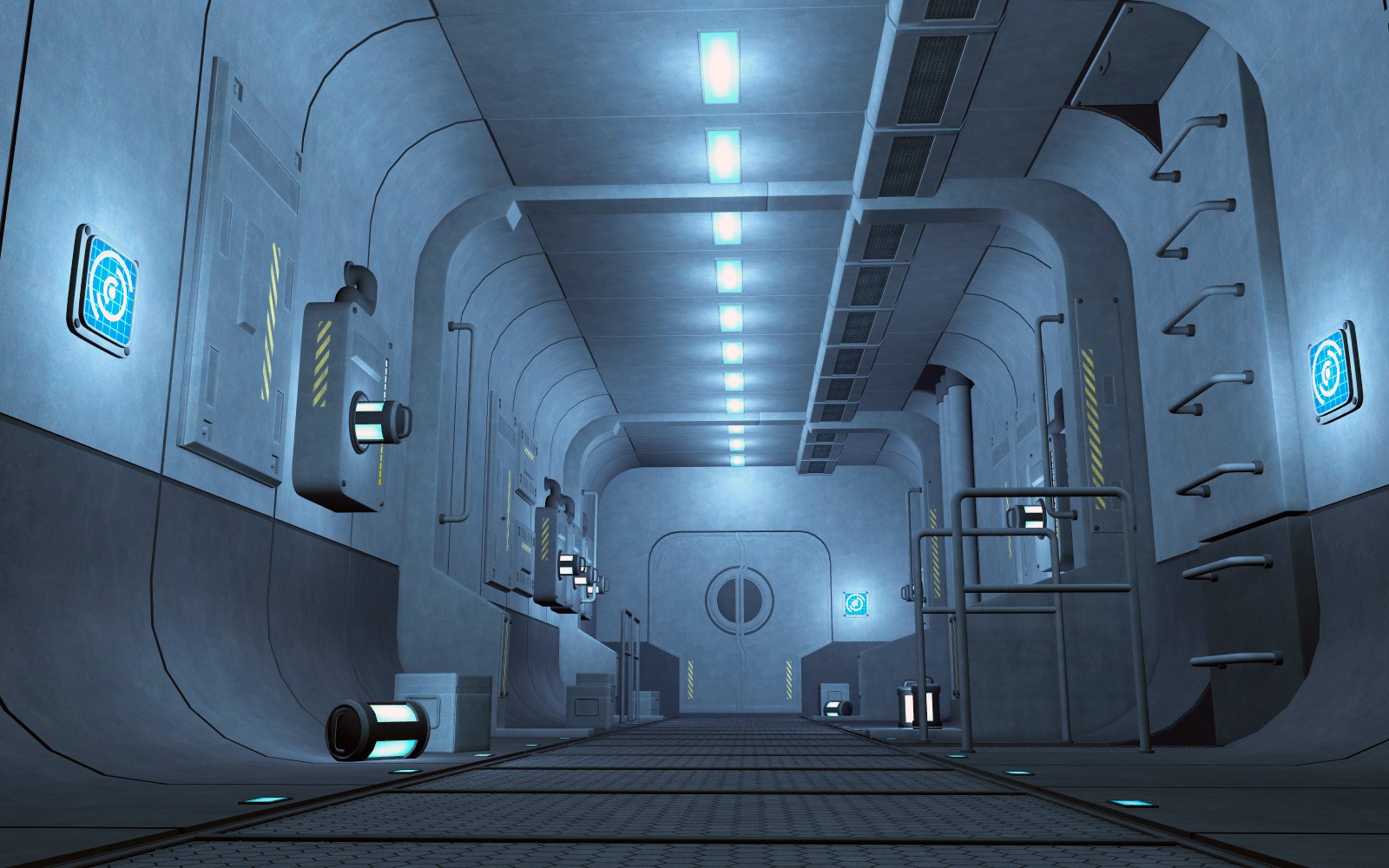 Moon base corridor for Daz Studio by N/A