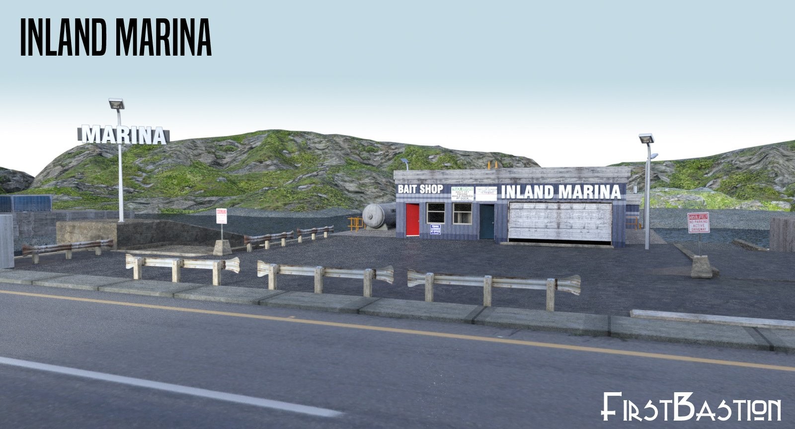 1stB InLand Marina iRay & 3DL by N/A